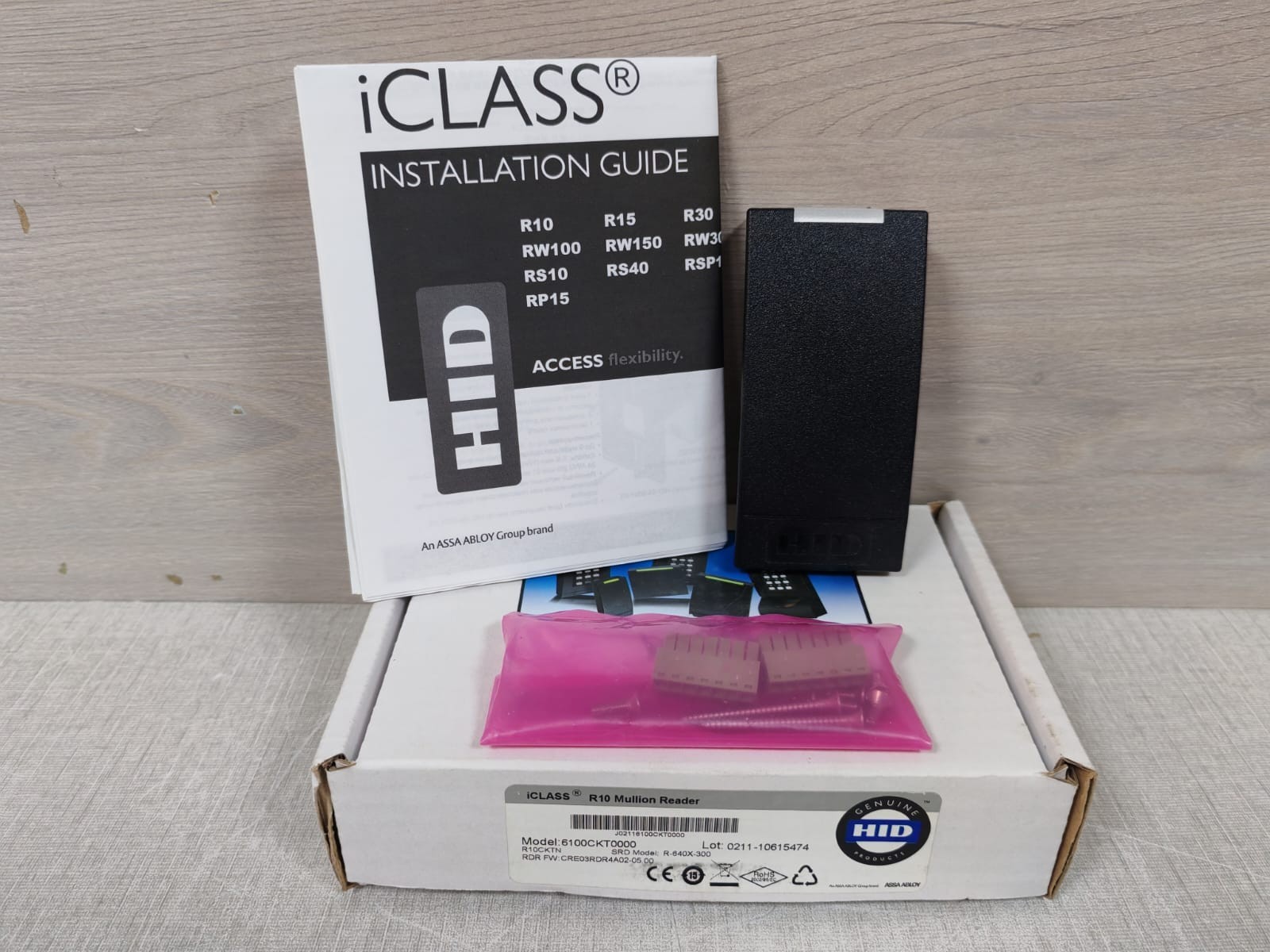 HID 6100CKT0000 iClass R10 Mullion Reader R10CKTN
