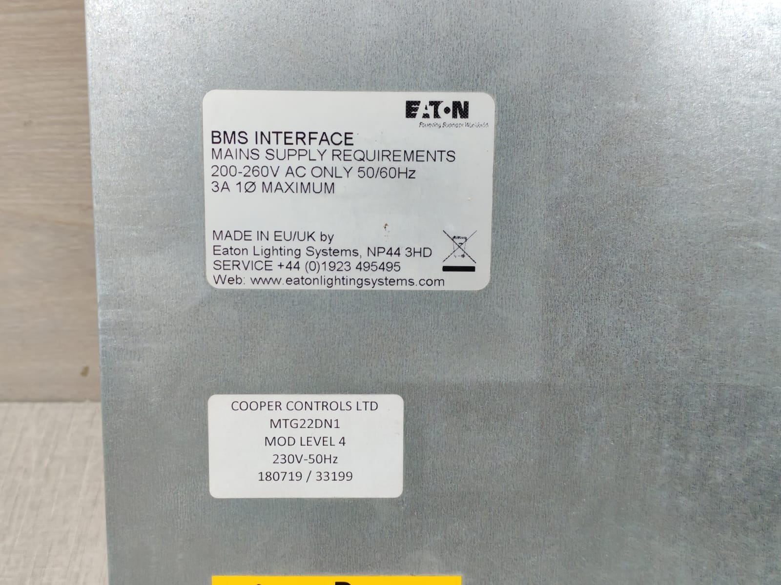 Eaton BMS-1F EATON BMS-1F BMS INTERFACE 3
