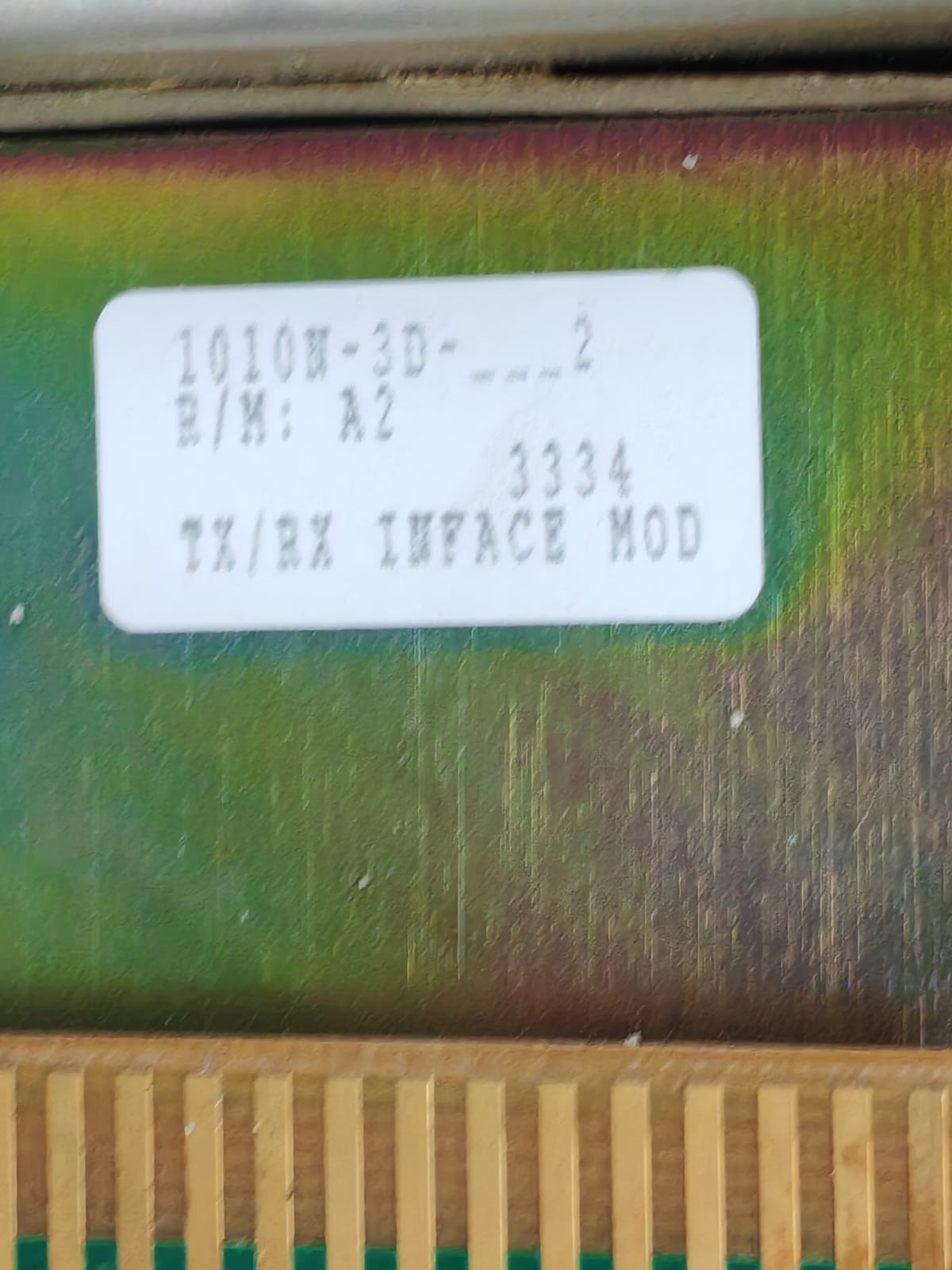 CONTROLOTRON 1010N-3-1-4 REV C6 / 1010N-3-1 CONTROLOTRON 1010N-3-1-4 REV C6 / 1010N-3-1 DUAL CHANNEL INPUT MODULE 5