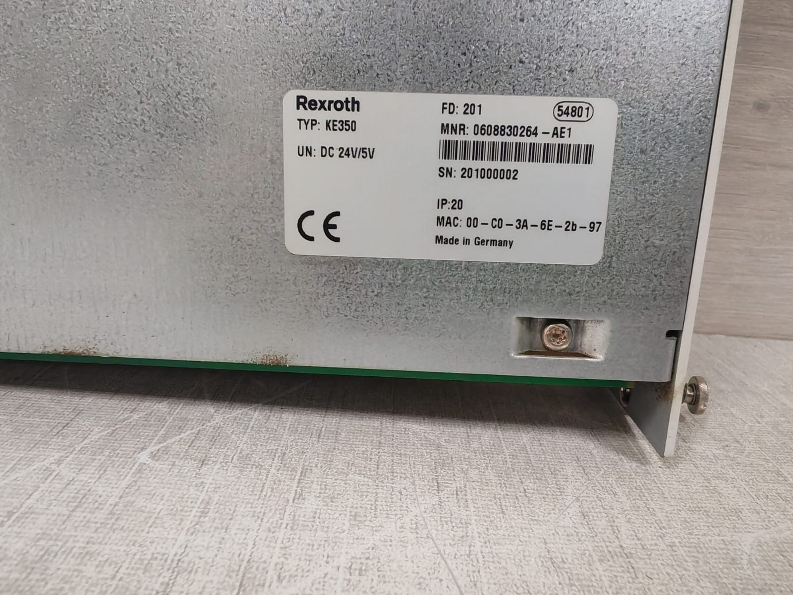 Rexroth 0608830264-AE1 REXROTH KE350 MODULE 0608830264-AE1 8