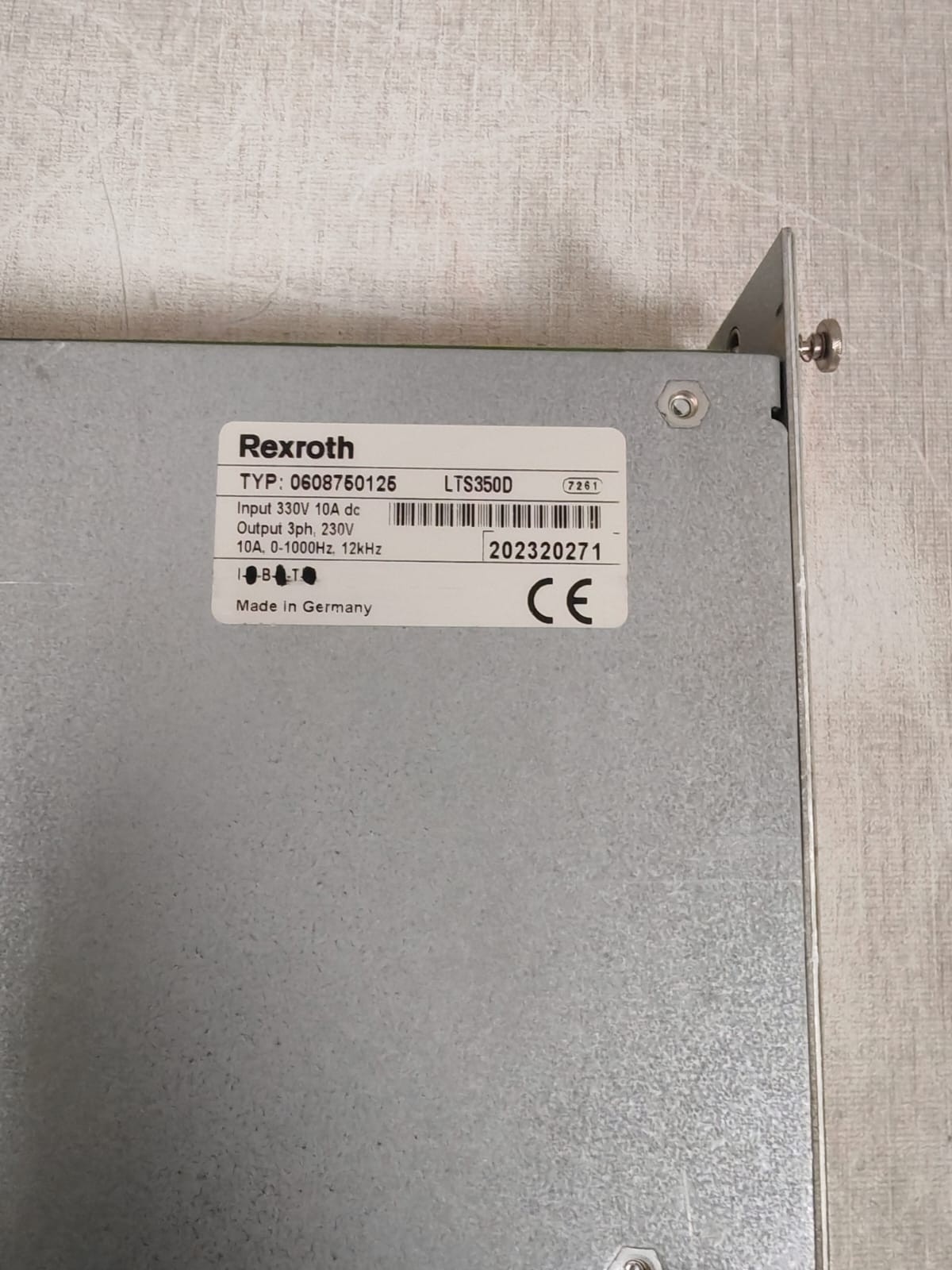 Rexroth 0608750125 REXROTH LTS350D SERVO AMPLIFIER MODULE 0608750125 4