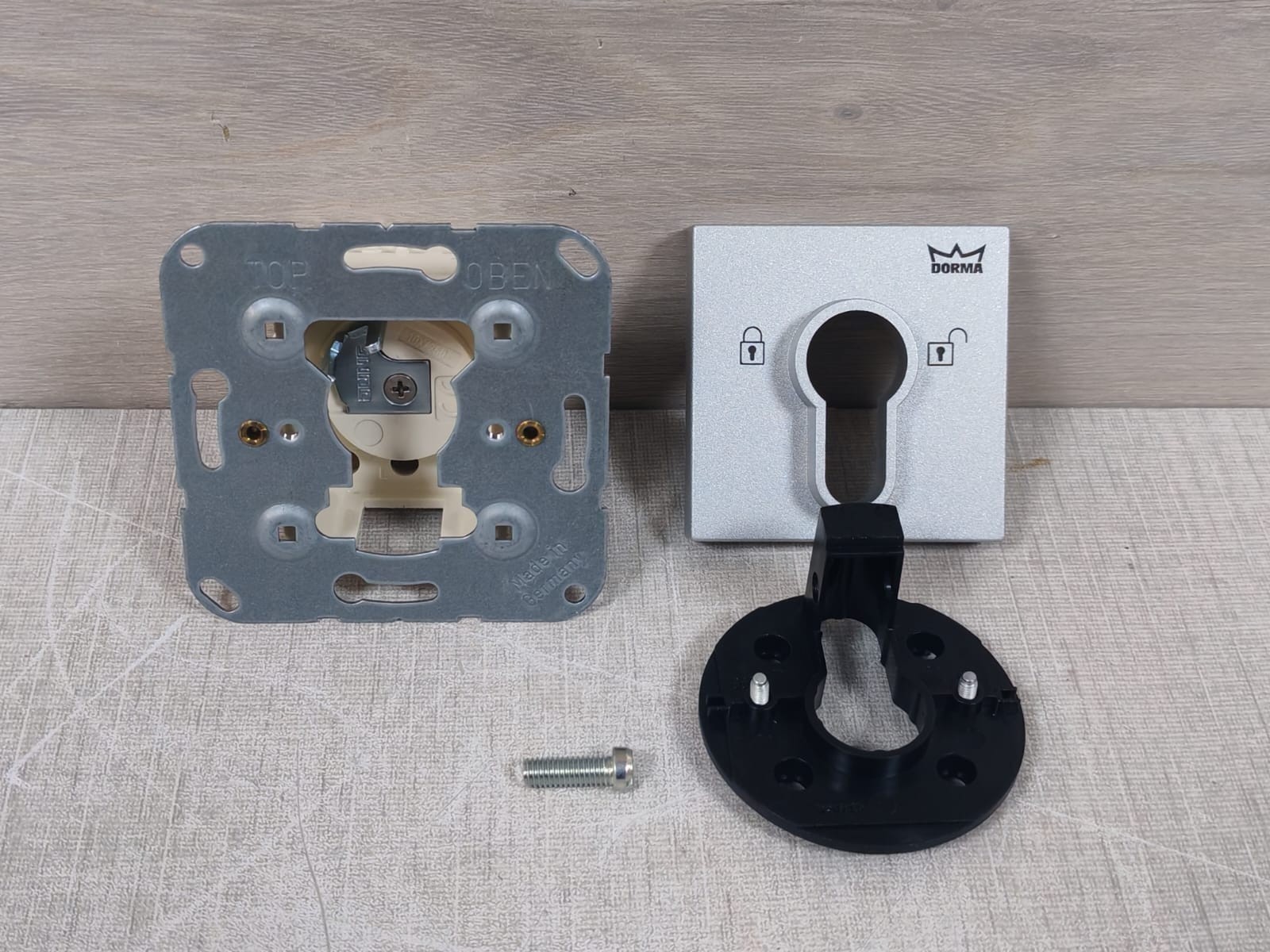 GIRA GIRA-0492-23 GIRA 0492 23 System 55,Aluminum Cover Key Switch Dorma 56330701 2
