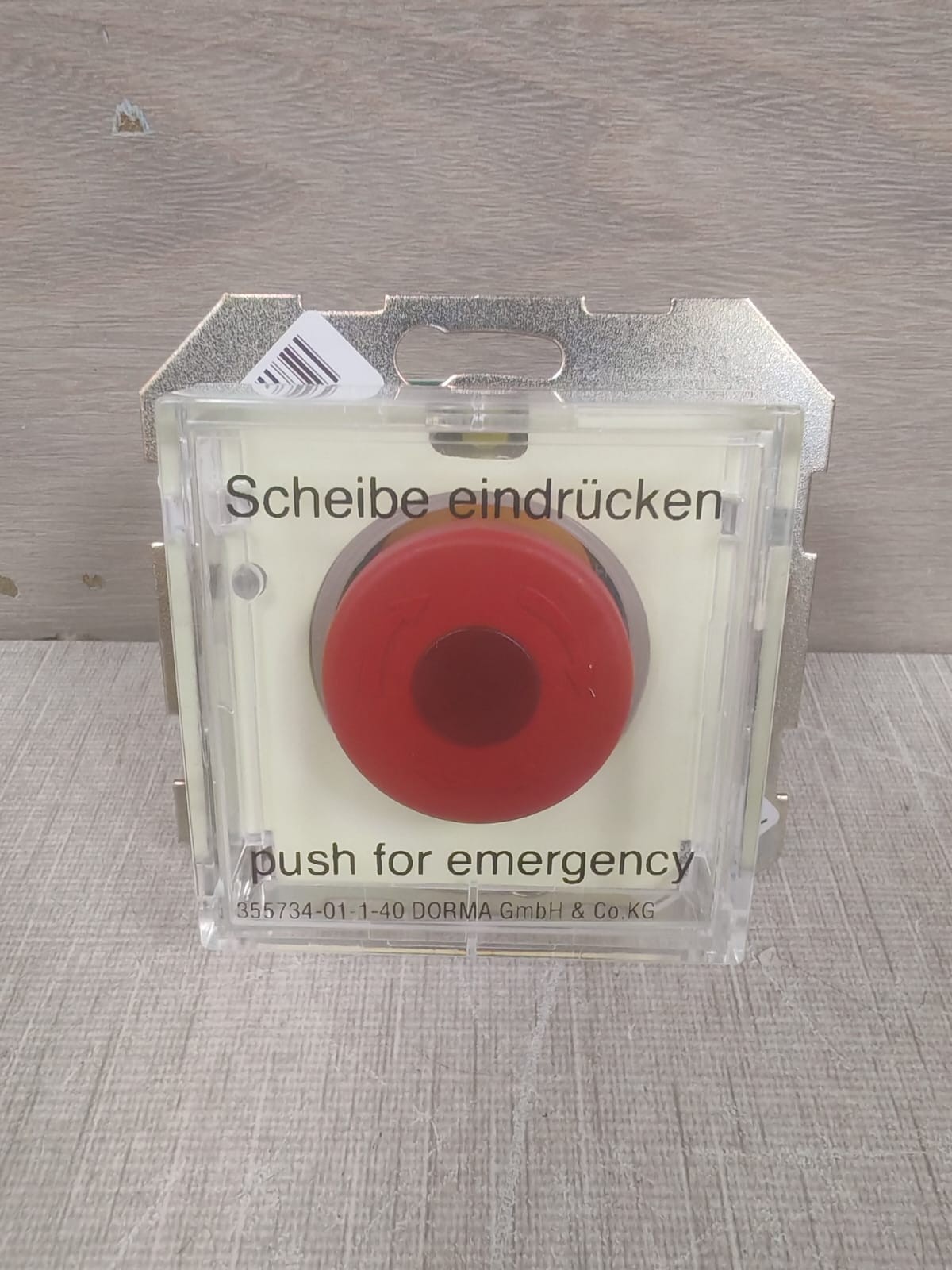 DORMA DORMA TL-NC S55 DORMA TL-NC S55 NOTTASTER SYSTEM EMERGENCY PUSH BUTTON 2