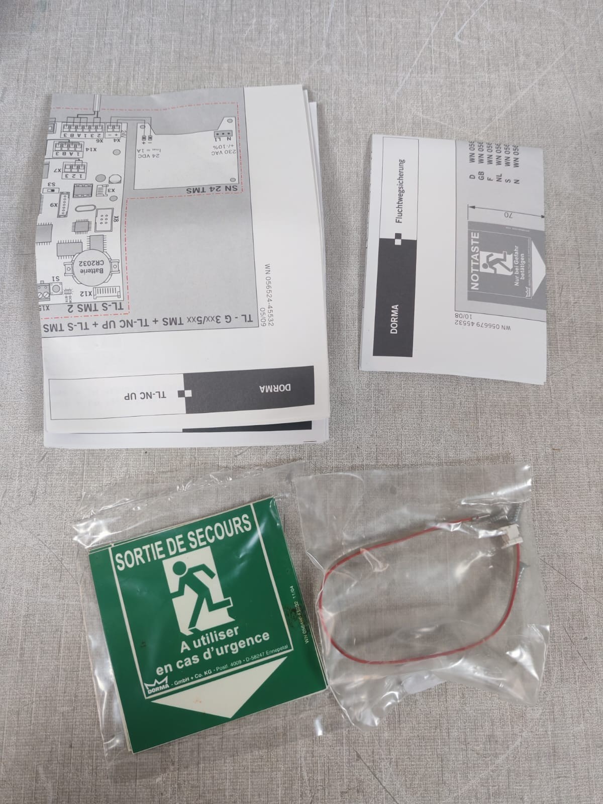 DORMA DORMA TL-NC S55 DORMA TL-NC S55 NOTTASTER SYSTEM EMERGENCY PUSH BUTTON 7