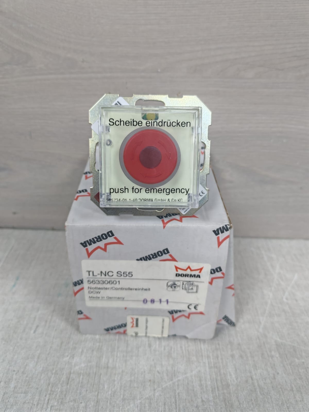 DORMA TL-NC S55 NOTTASTER SYSTEM EMERGENCY PUSH BUTTON