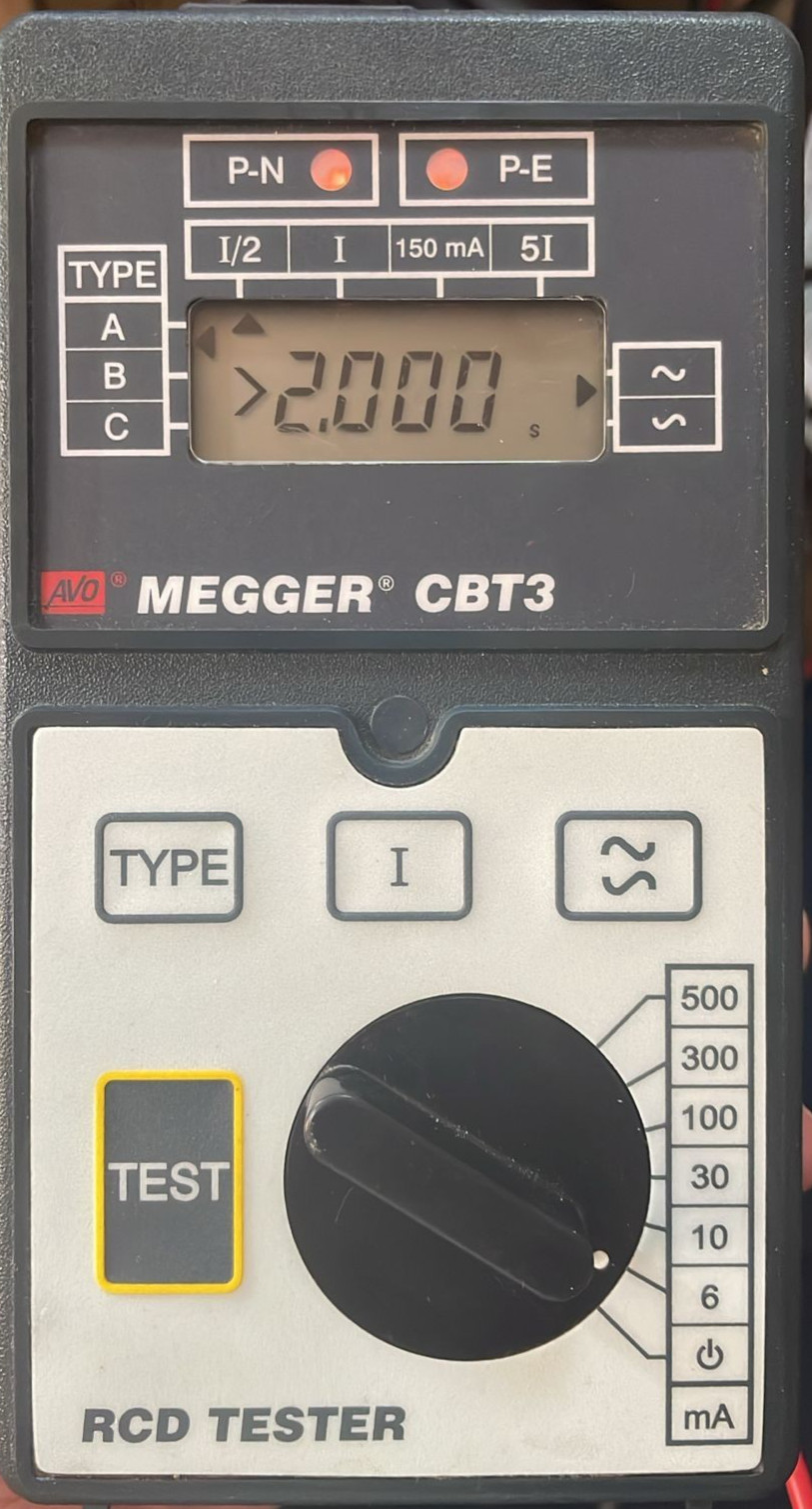 Megger CBT3 RCD Megger CBT3 RCD Tester Meter 2