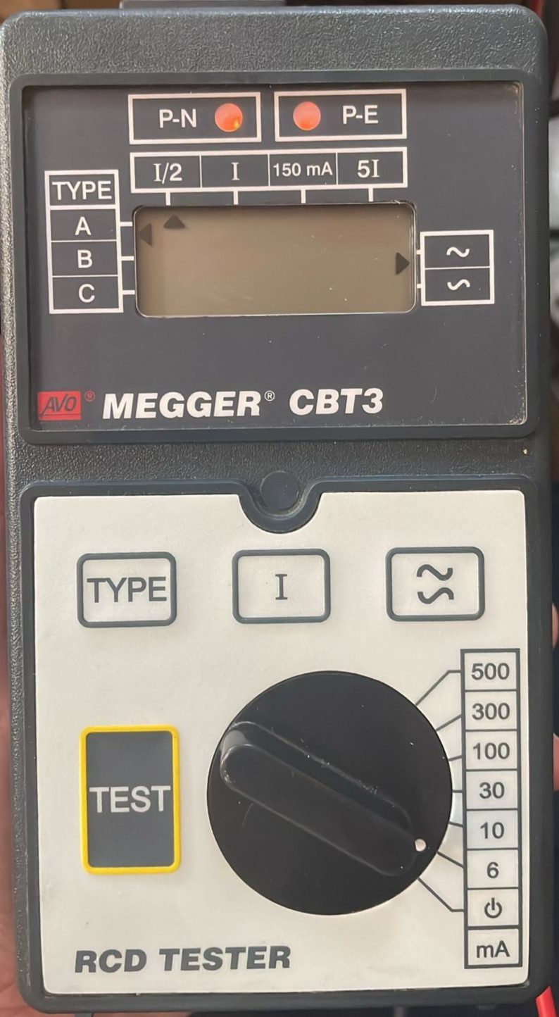 Megger CBT3 RCD Megger CBT3 RCD Tester Meter 3