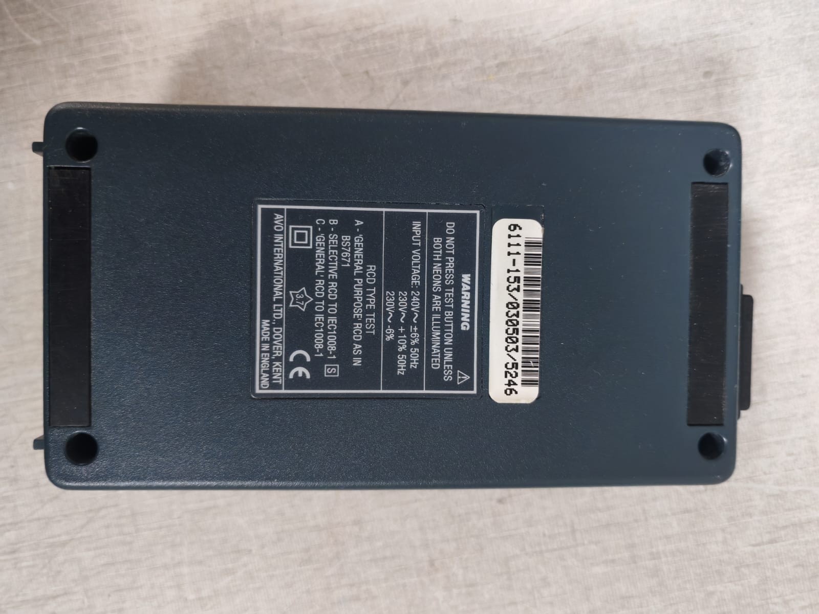 Megger CBT3 RCD Megger CBT3 RCD Tester Meter 10