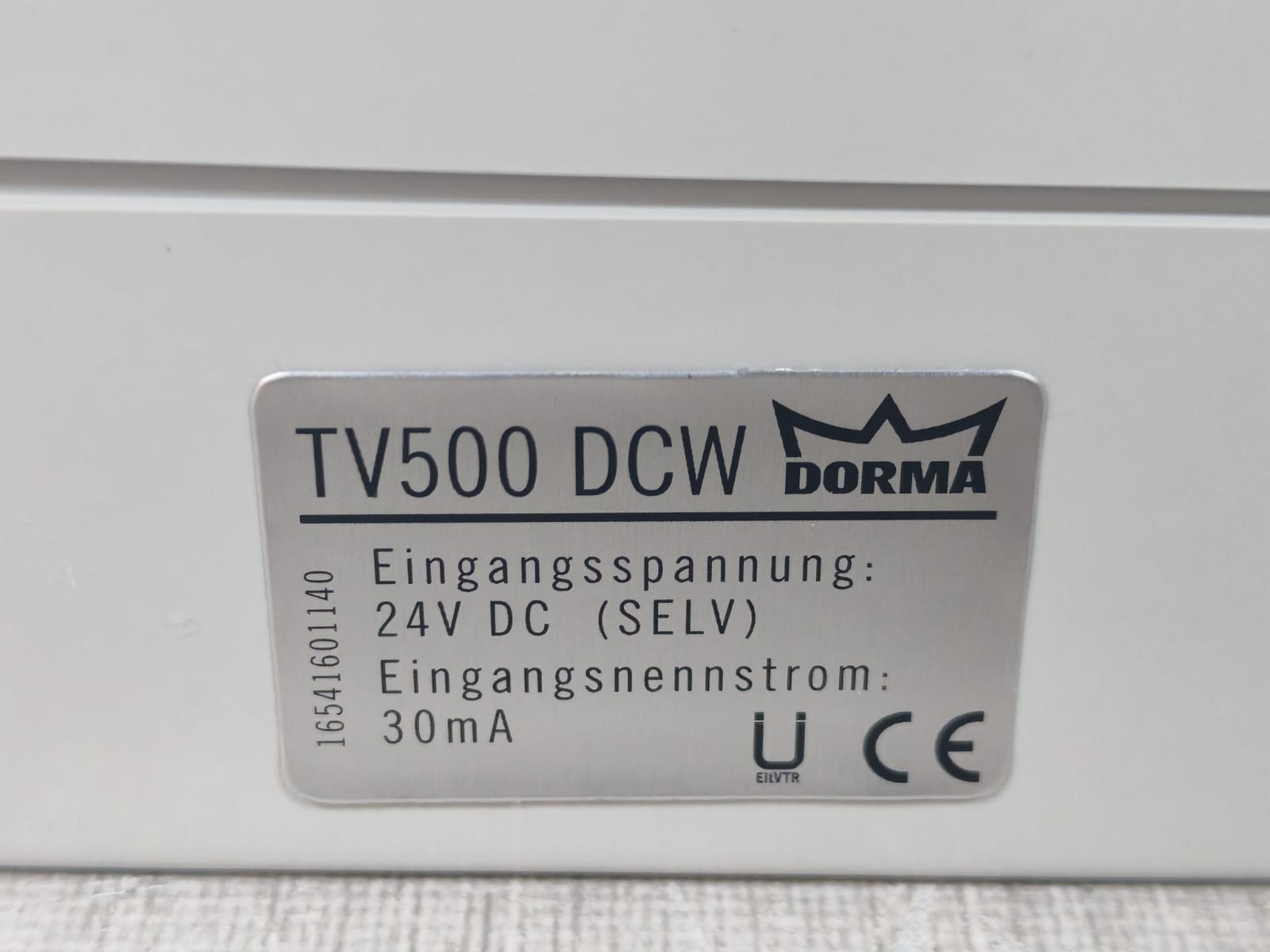 Dorma 56329001 Dorma TV 500 DCW 56329001 2