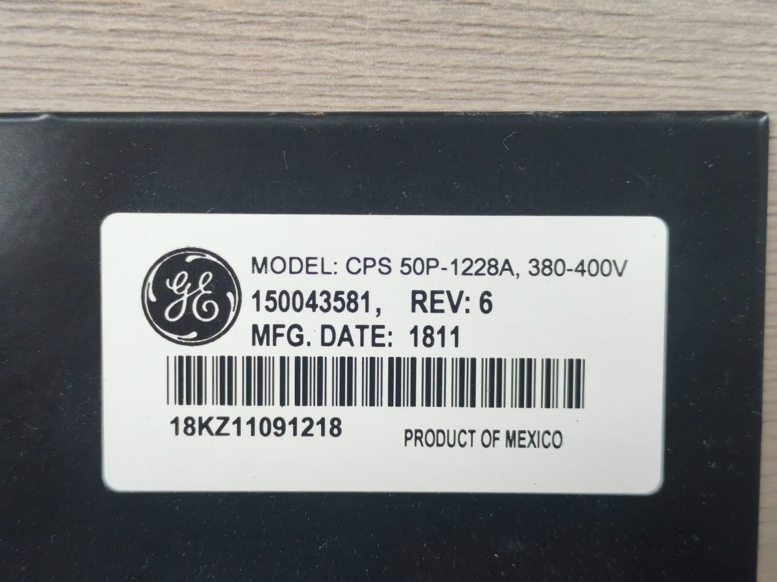 GE CPS 50P-1228A GE CPS 50P-1228A 150043581 REV:6 380-400V POWER MODULE 3