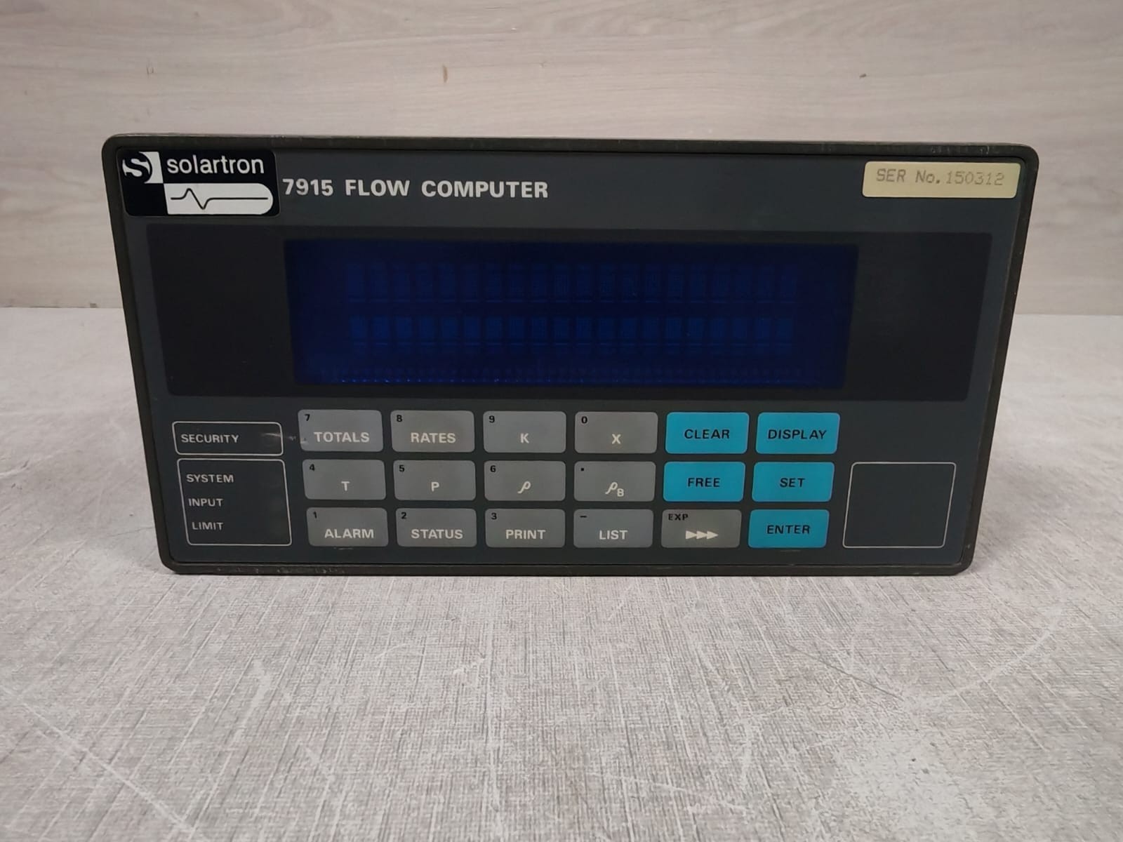 SOLARTRON 7915 SOLARTRON 7915/7915AB VER.110AB V2.8 FLOW COMPUTER 2