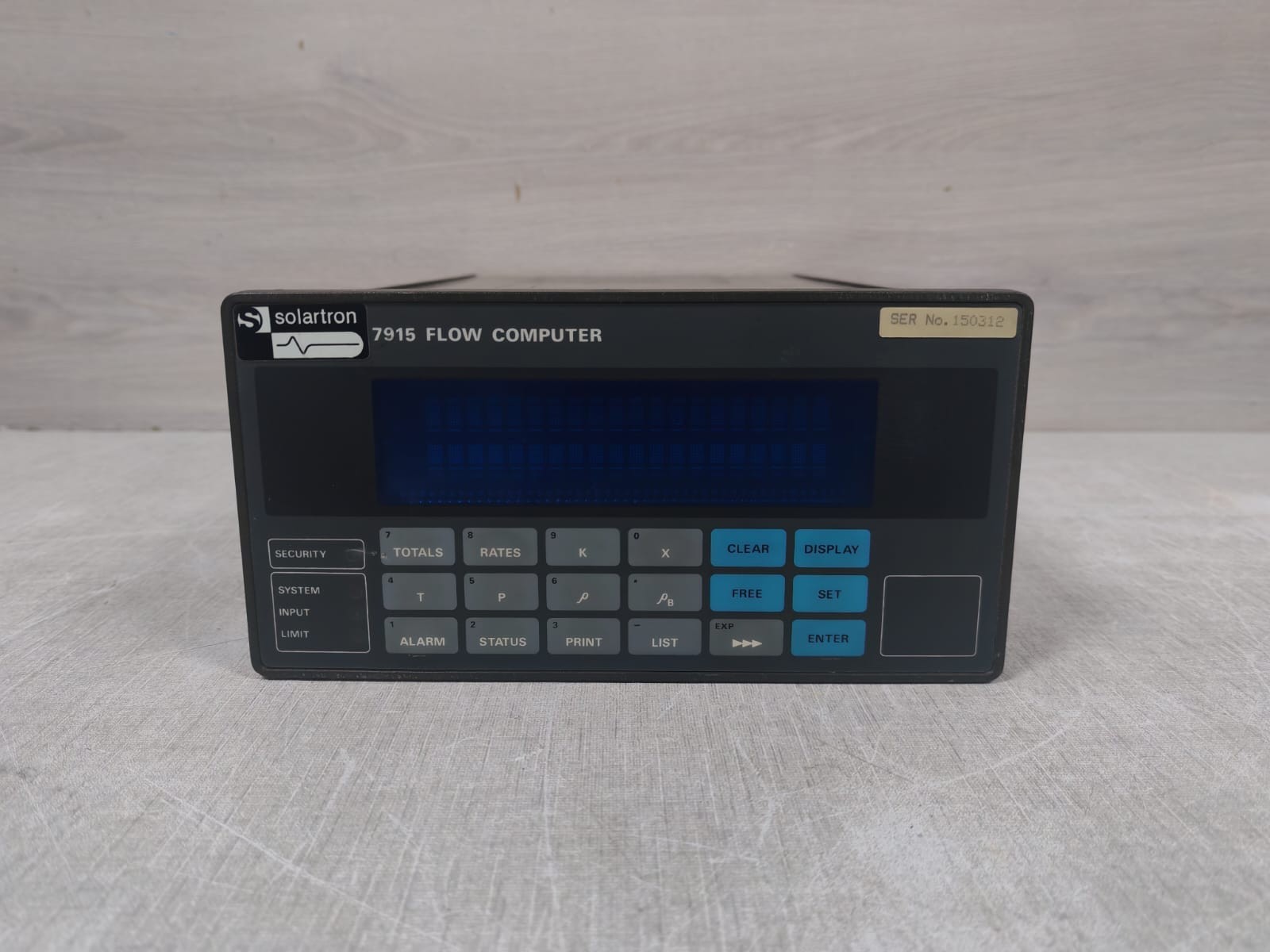 SOLARTRON 7915 SOLARTRON 7915/7915AB VER.110AB V2.8 FLOW COMPUTER 3