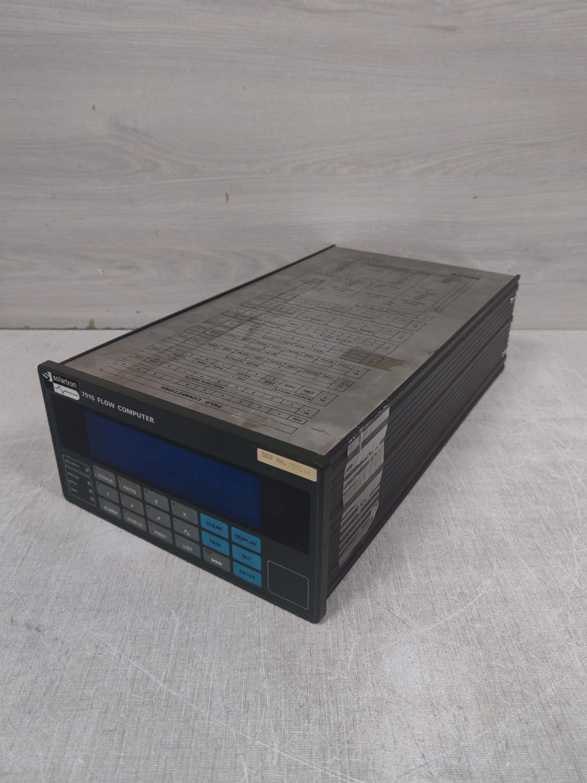 SOLARTRON 7915 SOLARTRON 7915/7915AB VER.110AB V2.8 FLOW COMPUTER 6