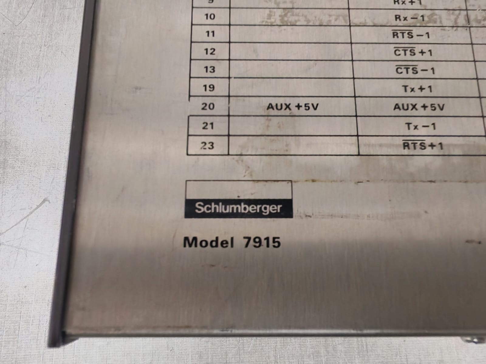 SOLARTRON 7915 SOLARTRON 7915/7915AB VER.110AB V2.8 FLOW COMPUTER 8