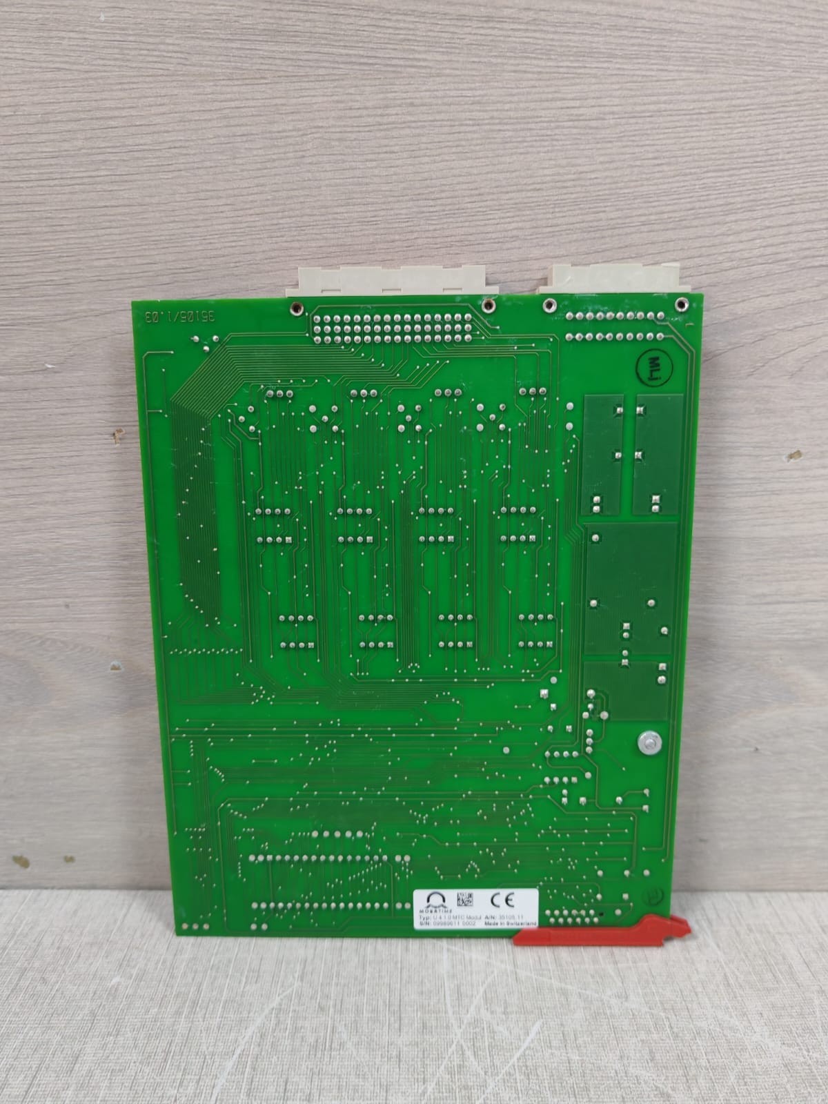 MOBATIME 09989611 002 MOBATIME U 4.1.0 MTC MODUL A/N: 35105.11 P/N: 09989611 002 PRINTED CIRCUIT BOARD 7