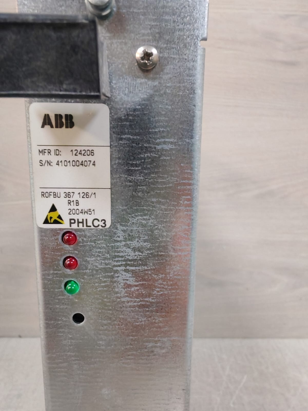 ABB 367 107/B2 R2A02 ABB ROFBU 367 126/1 R1B 2004W51 PHLC3 TVMBU 367 107/B2 R2A02 4