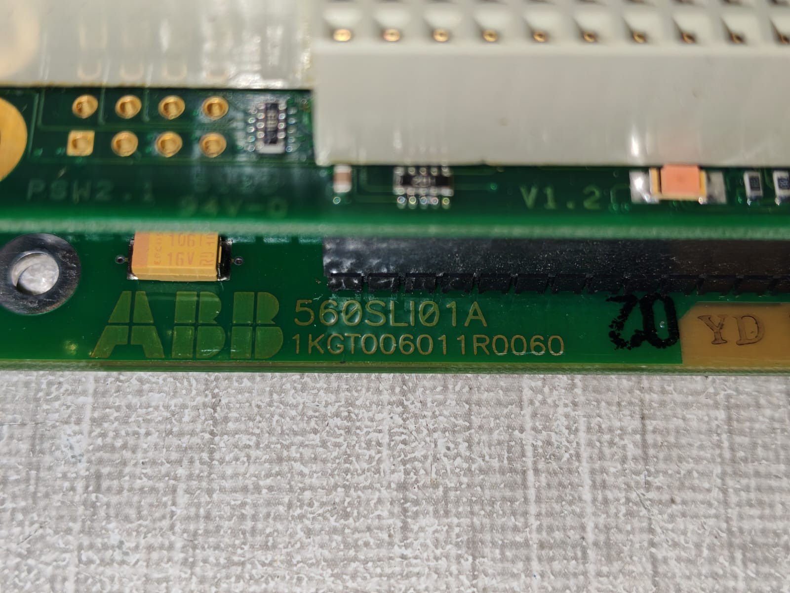 ABB ABB 560SLI02 ABB 560SLI02 1KGT009100R0001 PRINTED CIRCUIT BOARD 9