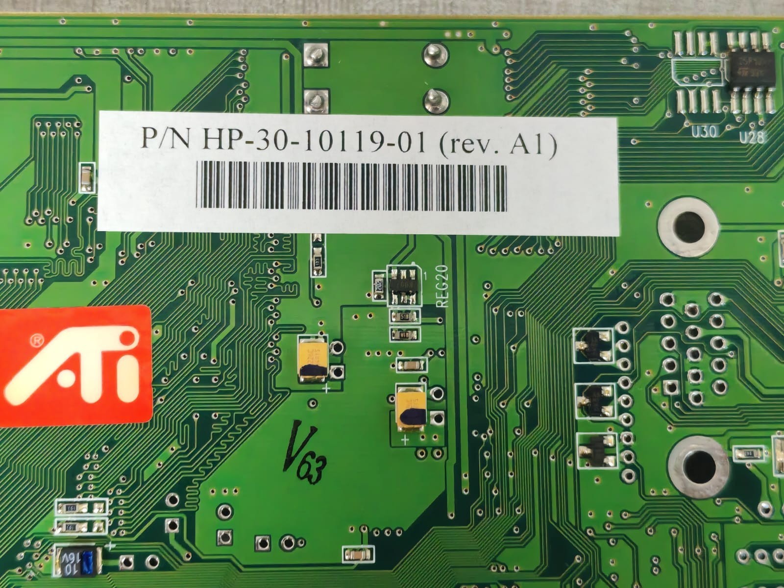 HP HP-30-10119-01 REV.A1 HP-30-10119-01 REV.A1 ATI RADEON 7500 PCI, 64M 3