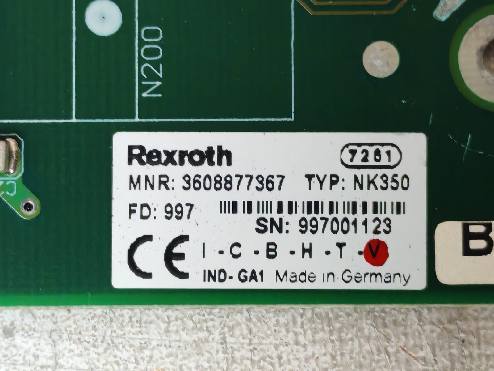 Rexroth 3608877367 / 3 608 861 039, NK350 Rexroth NK350 MNR: 3608877367 / 3 608 861 039 Network Coupler 3