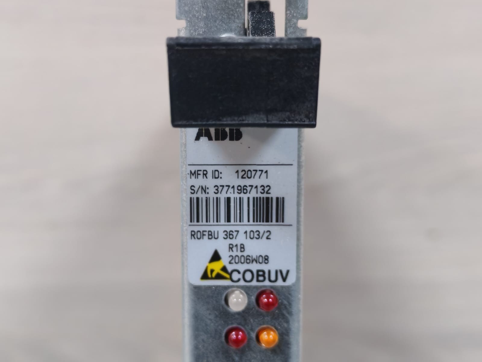 ABB ROFBU 367 103/2 R1B 2006W08 ABB ROFBU 367 103/2 R1B 2006W08 COBUV Interface Card 2