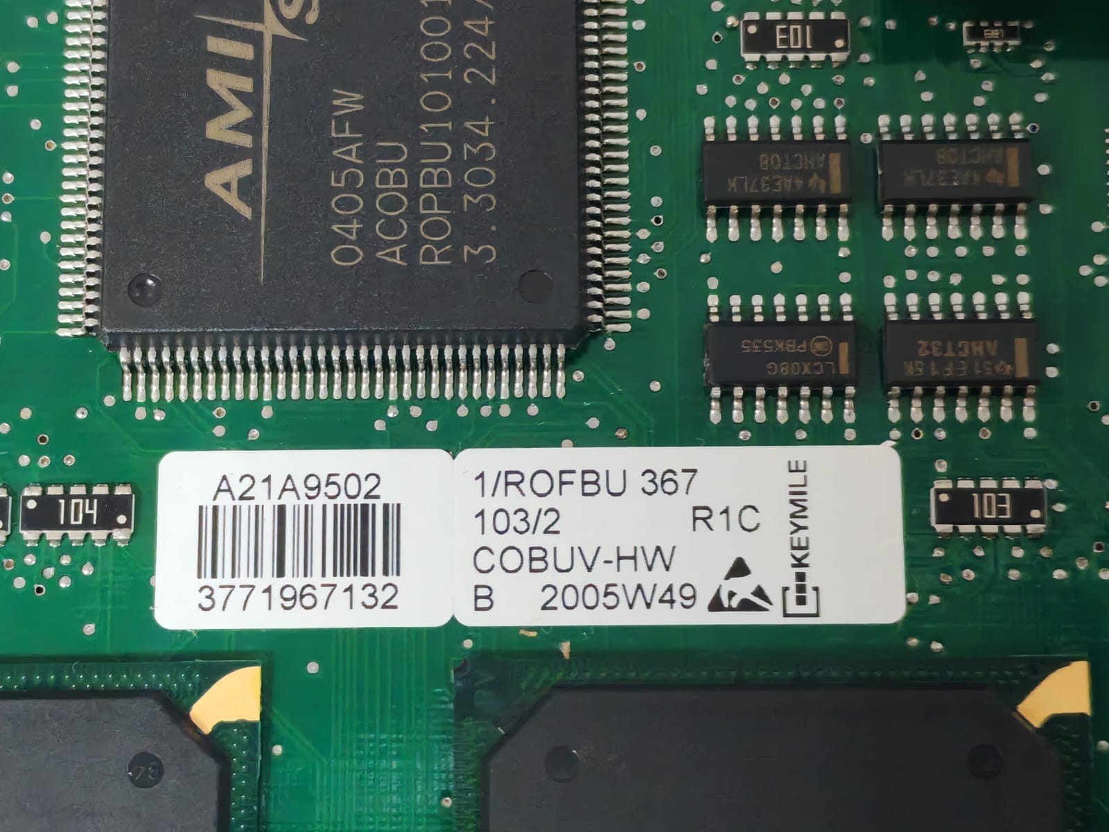 ABB ROFBU 367 103/2 R1B 2006W08 ABB ROFBU 367 103/2 R1B 2006W08 COBUV Interface Card 7