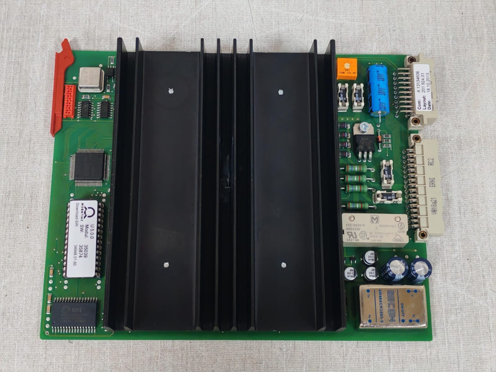 MOBATIME MTC MODUL U.5.0.0 A/N:35039.05 MOBATIME TYPE:MTC MODUL U.5.0.0 A/N:35039.05 CIRCUIT BOARD 7