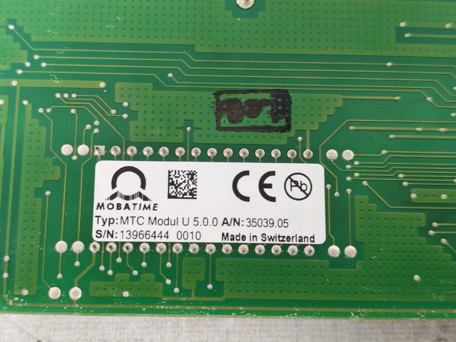 MOBATIME MTC MODUL U.5.0.0 A/N:35039.05 MOBATIME TYPE:MTC MODUL U.5.0.0 A/N:35039.05 CIRCUIT BOARD 10