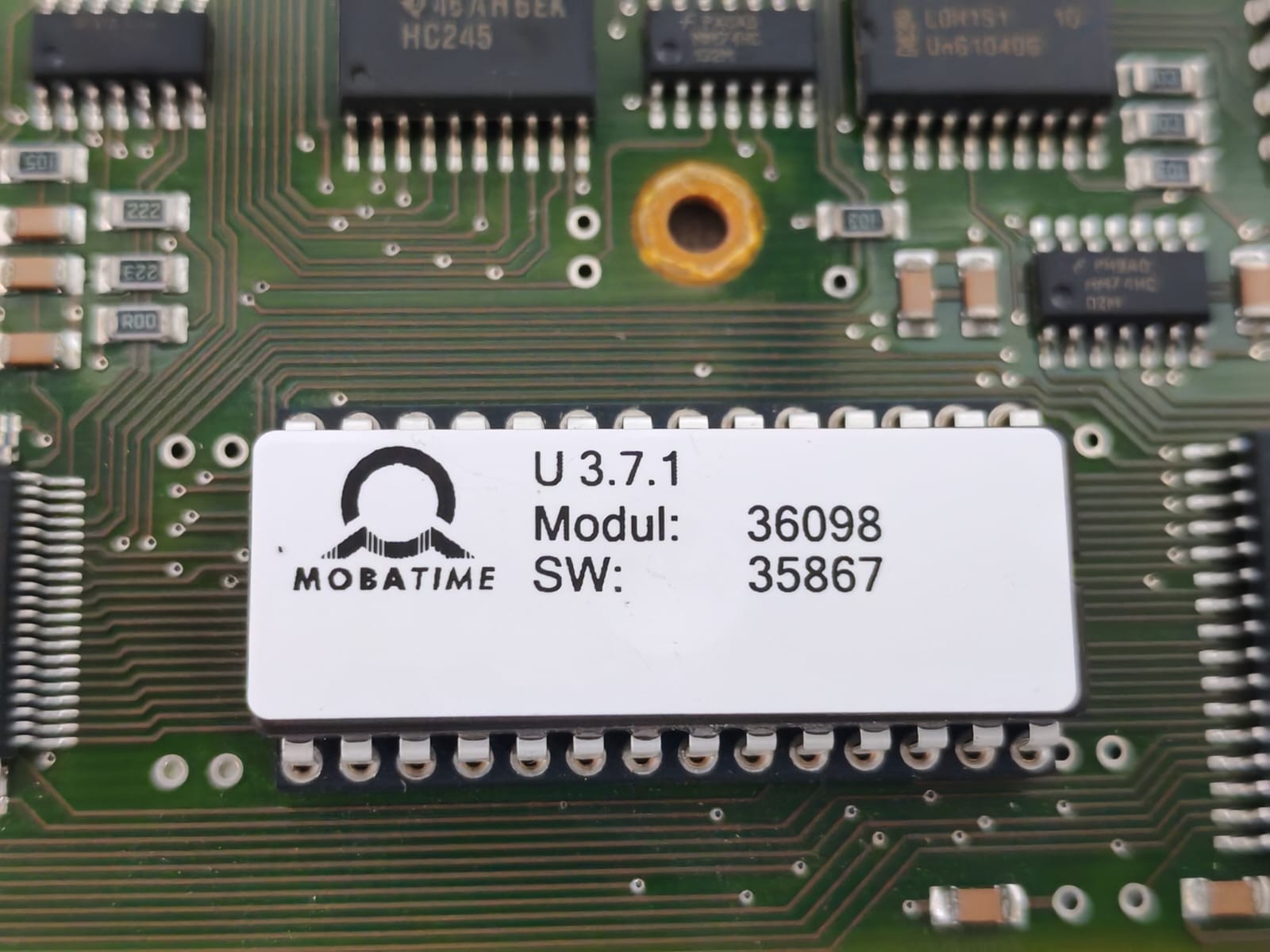 MOBATIME U 3.7.1 MTC Modul A/N 36098.00 MOBATIME U 3.7.1 MTC Modul A/N 36098.00 / 35938/1.02 5
