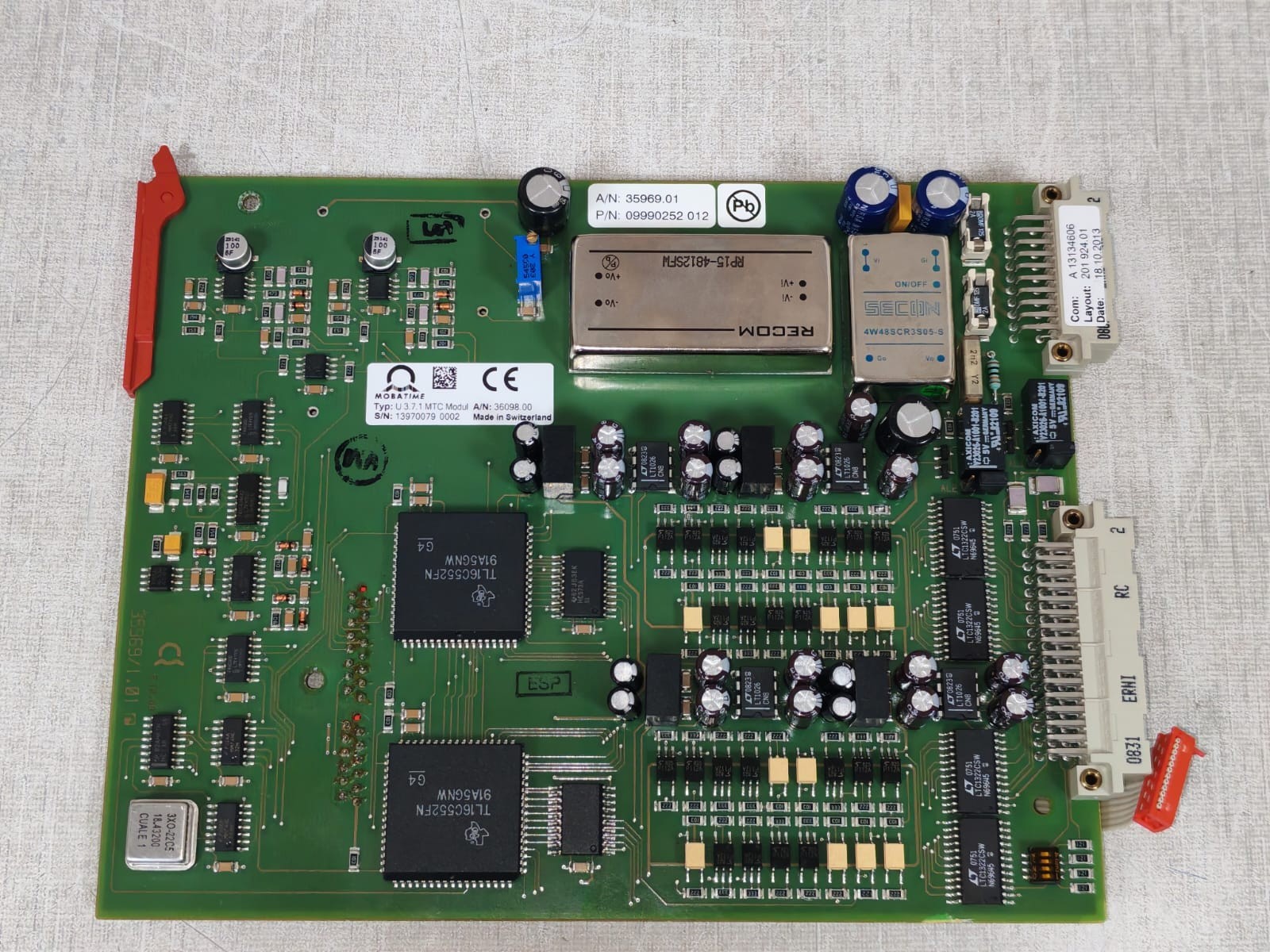 MOBATIME 36098.00 / 35969/1.01 MOBATIME U 3.7.1 MTC Modul A/N 36098.00 / 35969/1.01 PCB 6