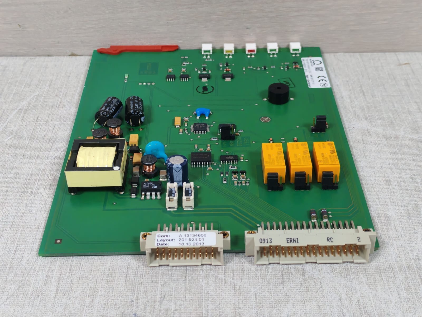 MOBATIME 201377.01/201376.01 MOBATIME MTC MODUL U 2.2.1 201377.01/201376.01 PRINTED CIRCUIT BOARD 7