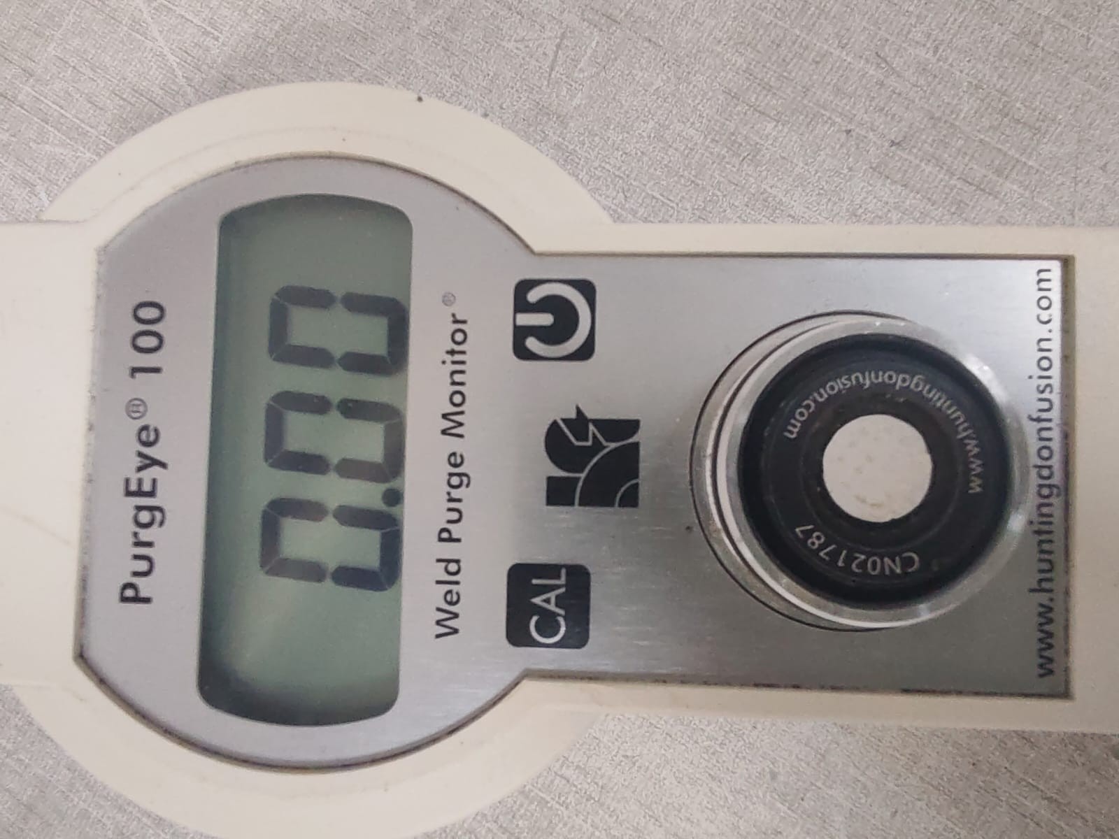 HUNTINGDON FUSION PURGEYE 100 HUNTINGDON FUSION PURGEYE 100 WELD PURGE MONITOR -W/O ANY ACCS 4