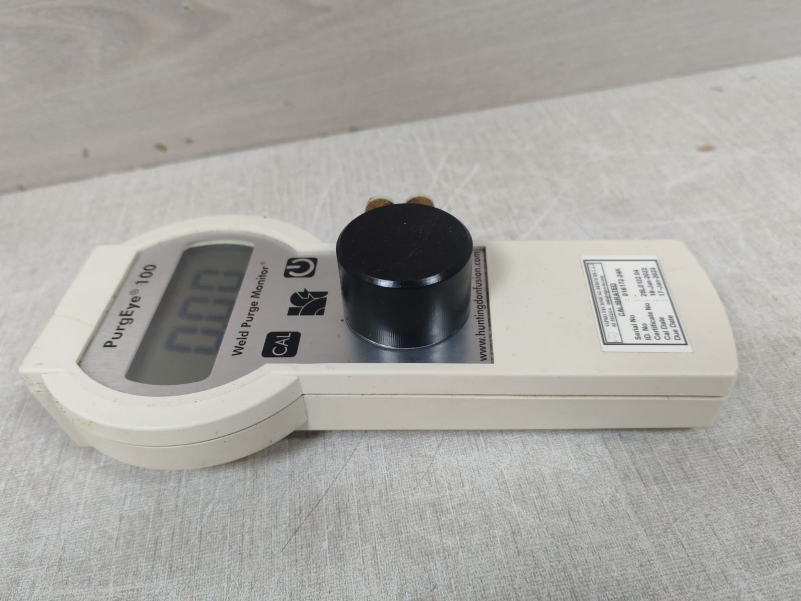 HUNTINGDON FUSION PURGEYE 100 HUNTINGDON FUSION PURGEYE 100 WELD PURGE MONITOR -W/O ANY ACCS 5