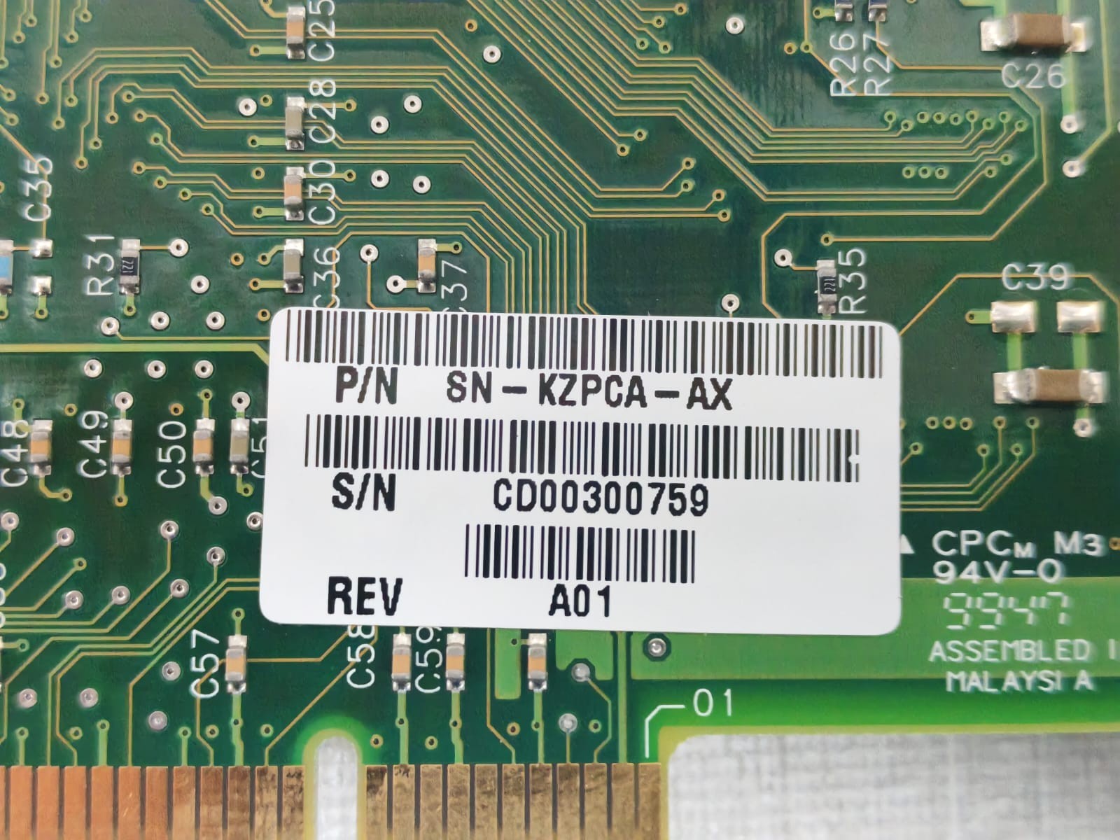LSI LOGIC SYMBIOS SN-KXPCA-AX REV.A01 LSI LOGIC SYMBIOS SYM8952U P/N SN-KXPCA-AX REV.A01 CIRCUIT BOARD 8