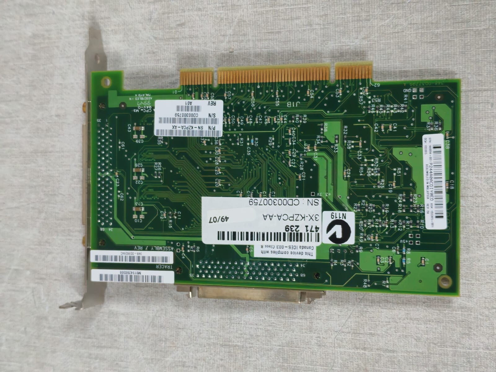 LSI LOGIC SYMBIOS SN-KXPCA-AX REV.A01 LSI LOGIC SYMBIOS SYM8952U P/N SN-KXPCA-AX REV.A01 CIRCUIT BOARD 10