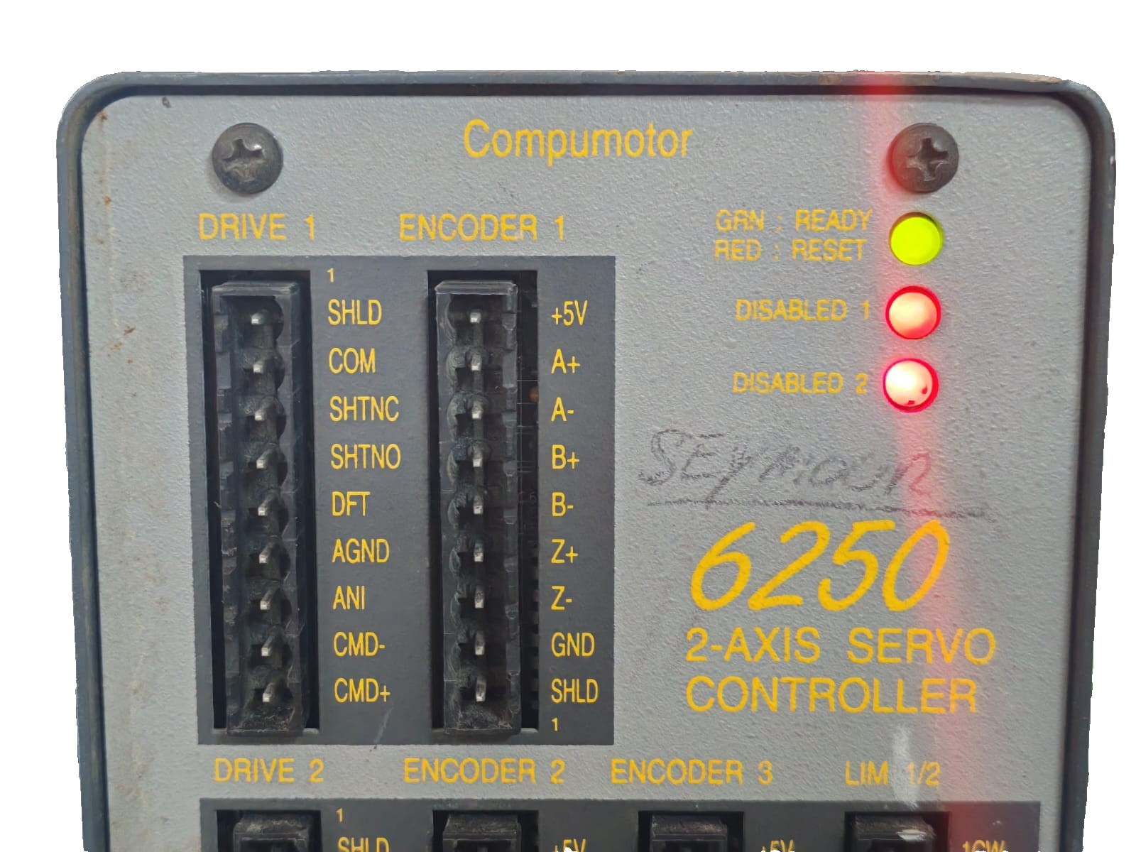 Parker 6250 PARKER COMPUMOTOR 6250 2-AXIS SERVO CONTROLLER 120-240V 2