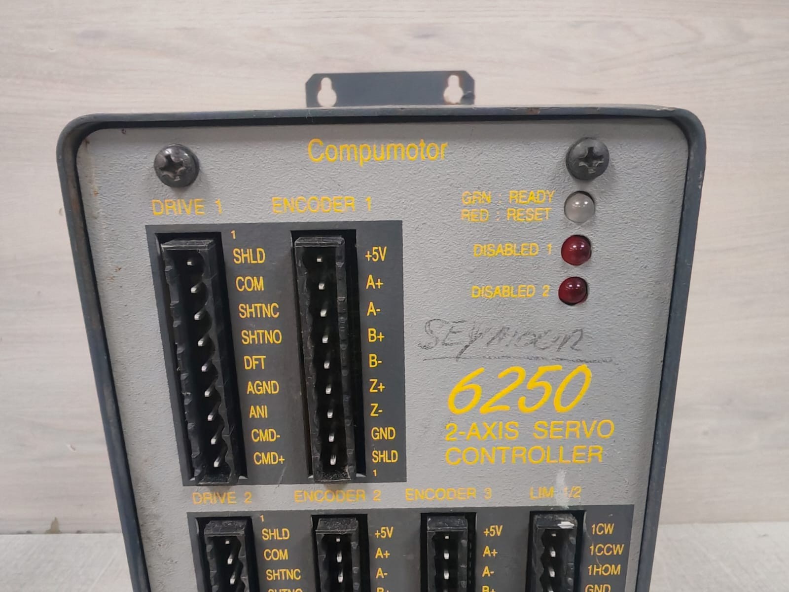 Parker 6250 PARKER COMPUMOTOR 6250 2-AXIS SERVO CONTROLLER 120-240V 5