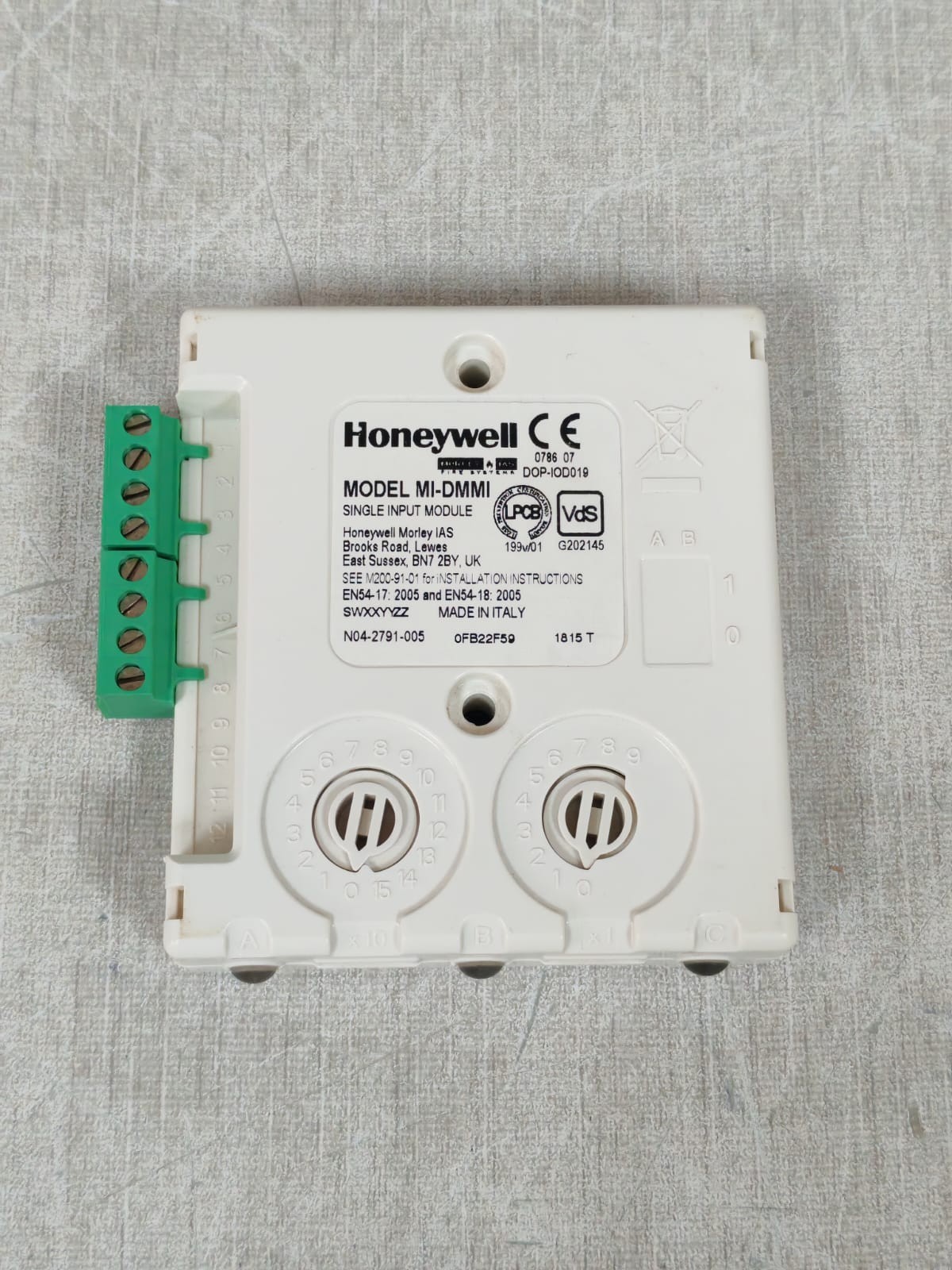 Honeywell MI-DMMI HONEYWELL MI-DMMI SINGLE INPUT MODULE 8