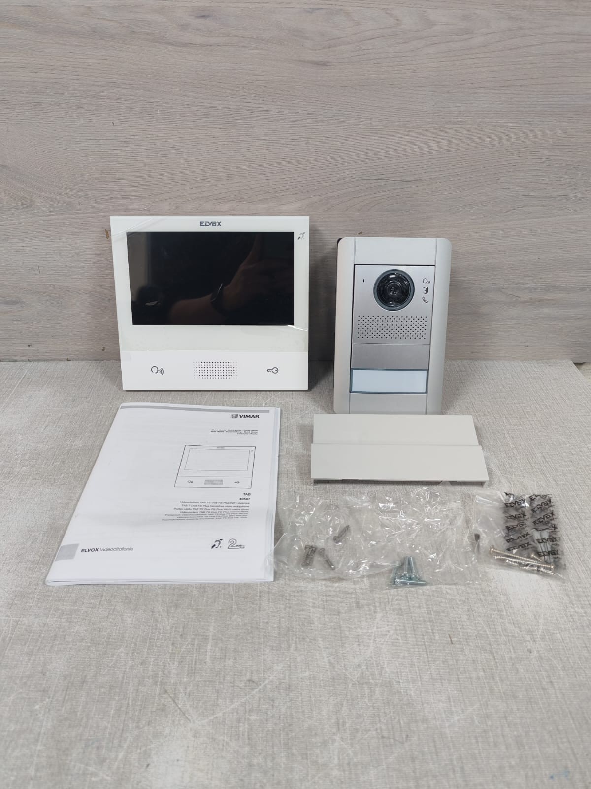 VIMAR ELVOX K40505.01 VIDEO DOOR ENTRY KIT - INCOMPLETE ACCESSORIES