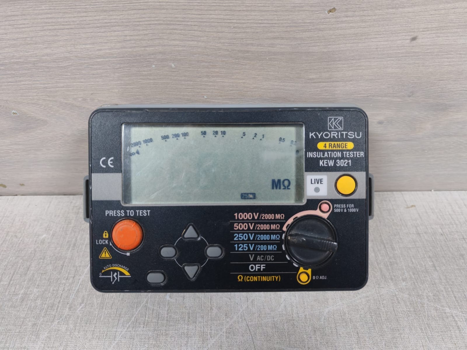 Kyoritsu KEW-3021 KYORITSU 4 RANGE KEW 3021 INSULATION TESTER 4