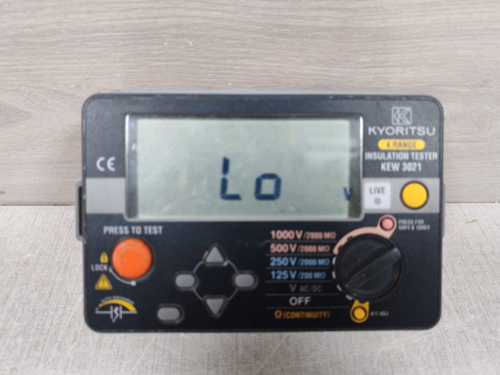 Kyoritsu KEW-3021 KYORITSU 4 RANGE KEW 3021 INSULATION TESTER 6