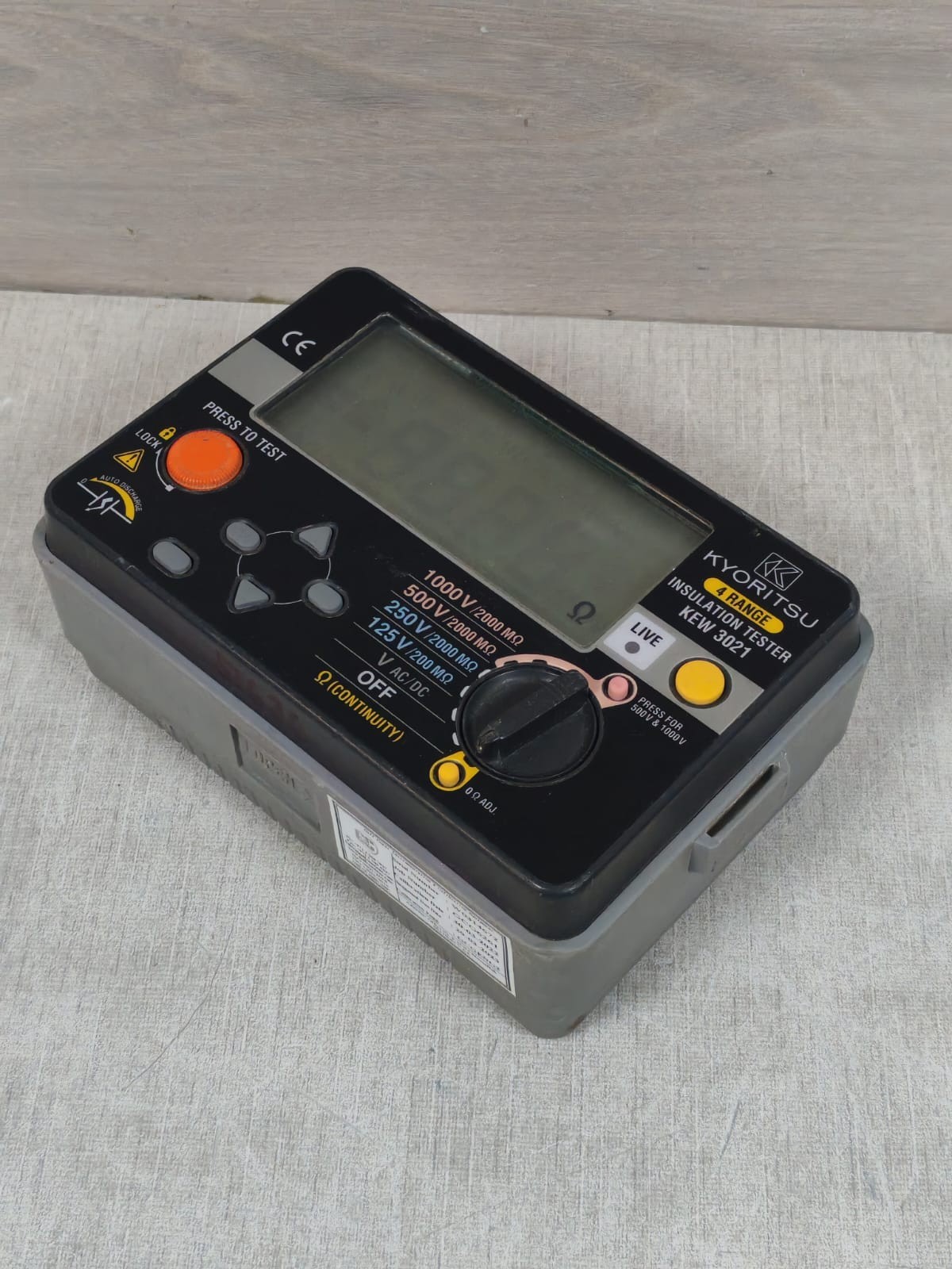 Kyoritsu KEW-3021 KYORITSU 4 RANGE KEW 3021 INSULATION TESTER 7