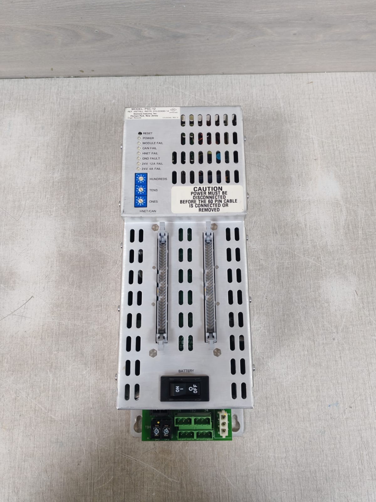 Siemens PSX-12 SIEMENS PSC/PSX-12 HIGH CURRENT POWER SUPPLY 7
