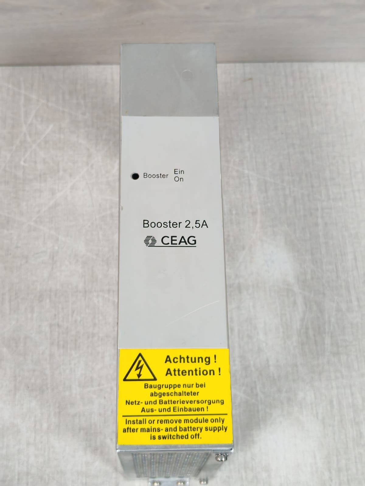 CEAG CEAG BOOSTER 2.5A CEAG BOOSTER 2.5A / 400 71 346 345 BATTERY SUPPLY 3