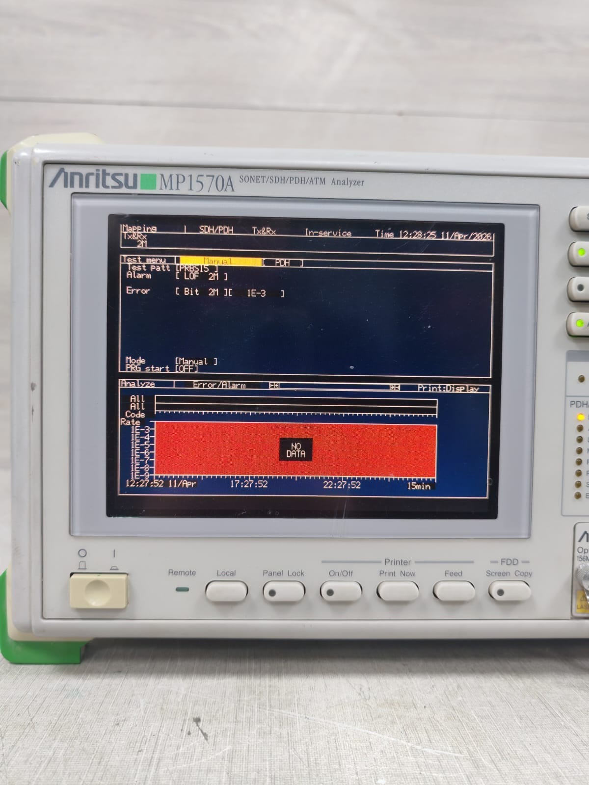 ANTRITSU MP1570A ANTRITSU MP1570A SONET/SDH/PDH/ATM ANALYZER 5