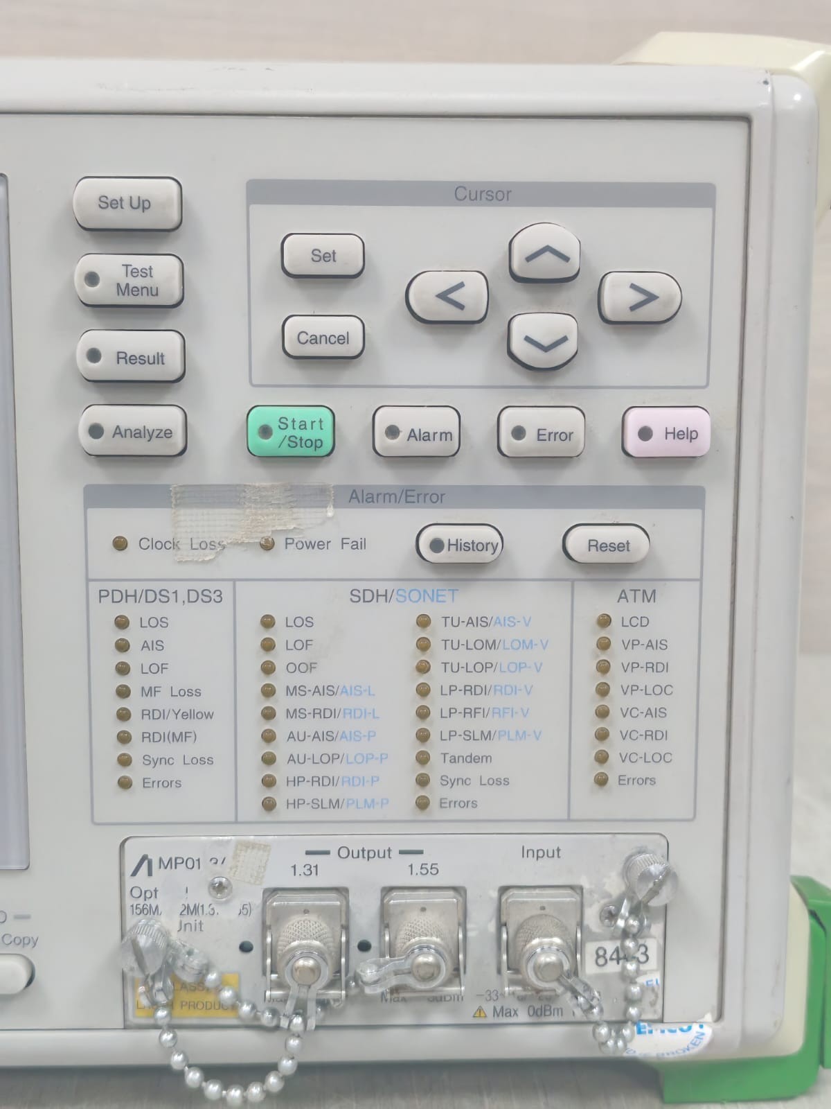 ANTRITSU MP1570A ANTRITSU MP1570A SONET/SDH/PDH/ATM ANALYZER 9