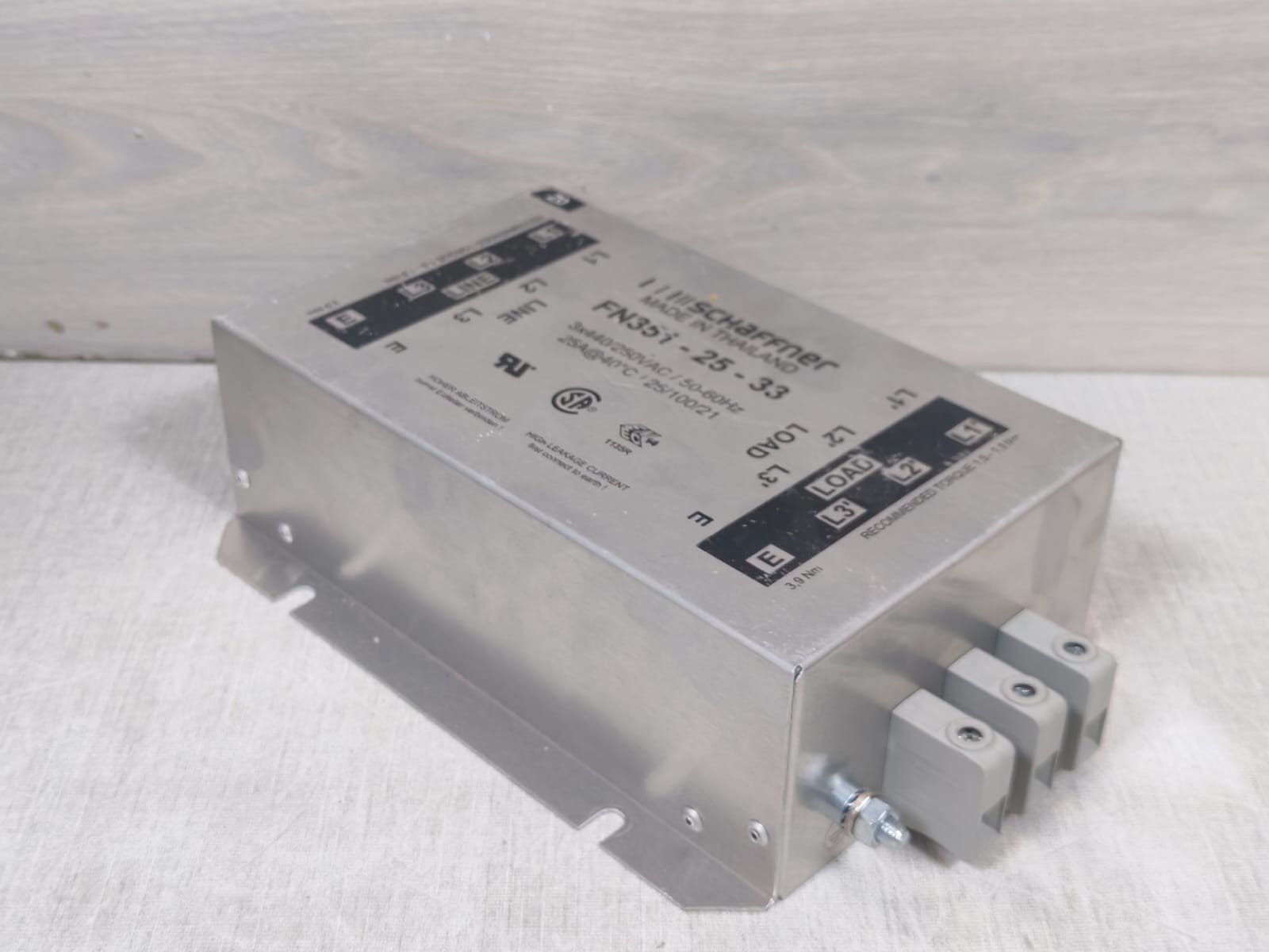 Schaffner FN351-25-33 SCHAFFNER FN351-25-33 Power Line Filter 8