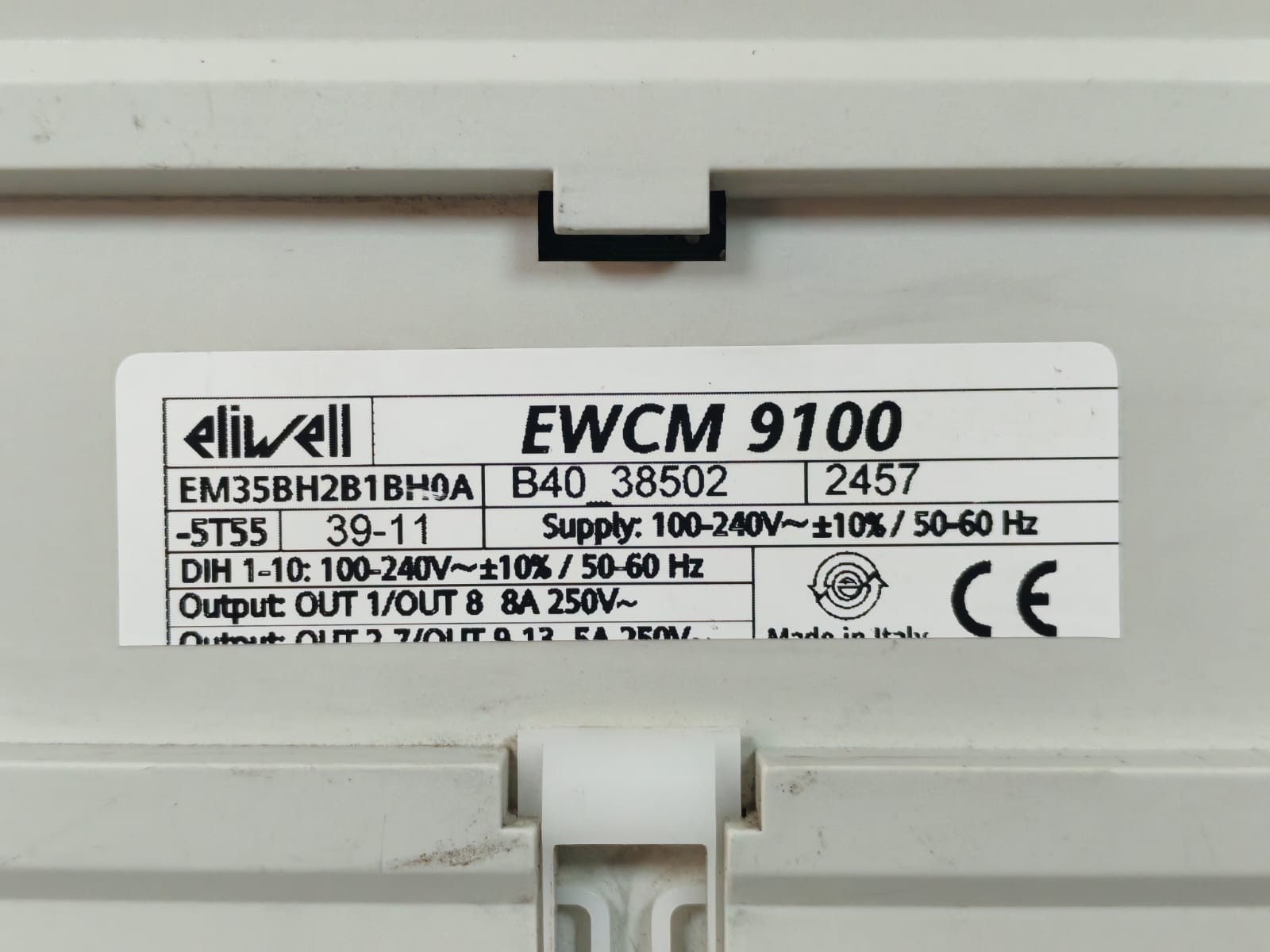 ELIWELL EWCM-9100 ELIWELL EWCM 9100 EM35BH2B1BH0A ELECTRONIC SYTEM CONTROL 8