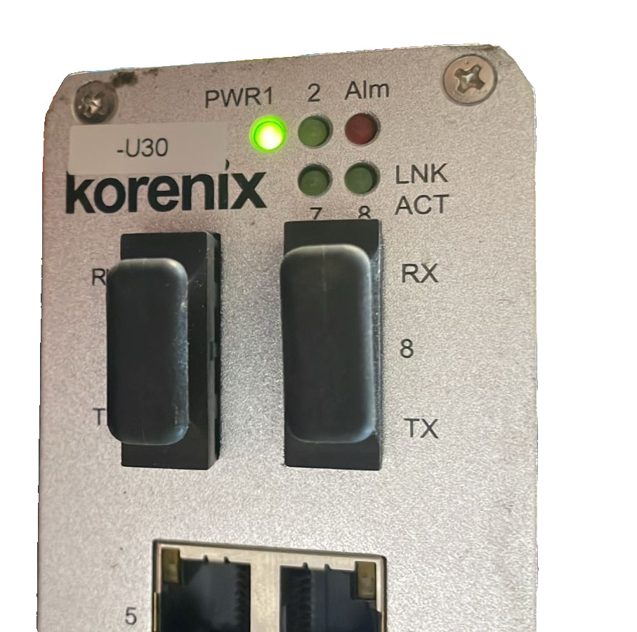 Korenix JETNET 3008F/ 3008F-S KORENIX JETNET 3008F/ 3008F-S HW VER.3.1 ETHERNET SWITCH 24VDC 2
