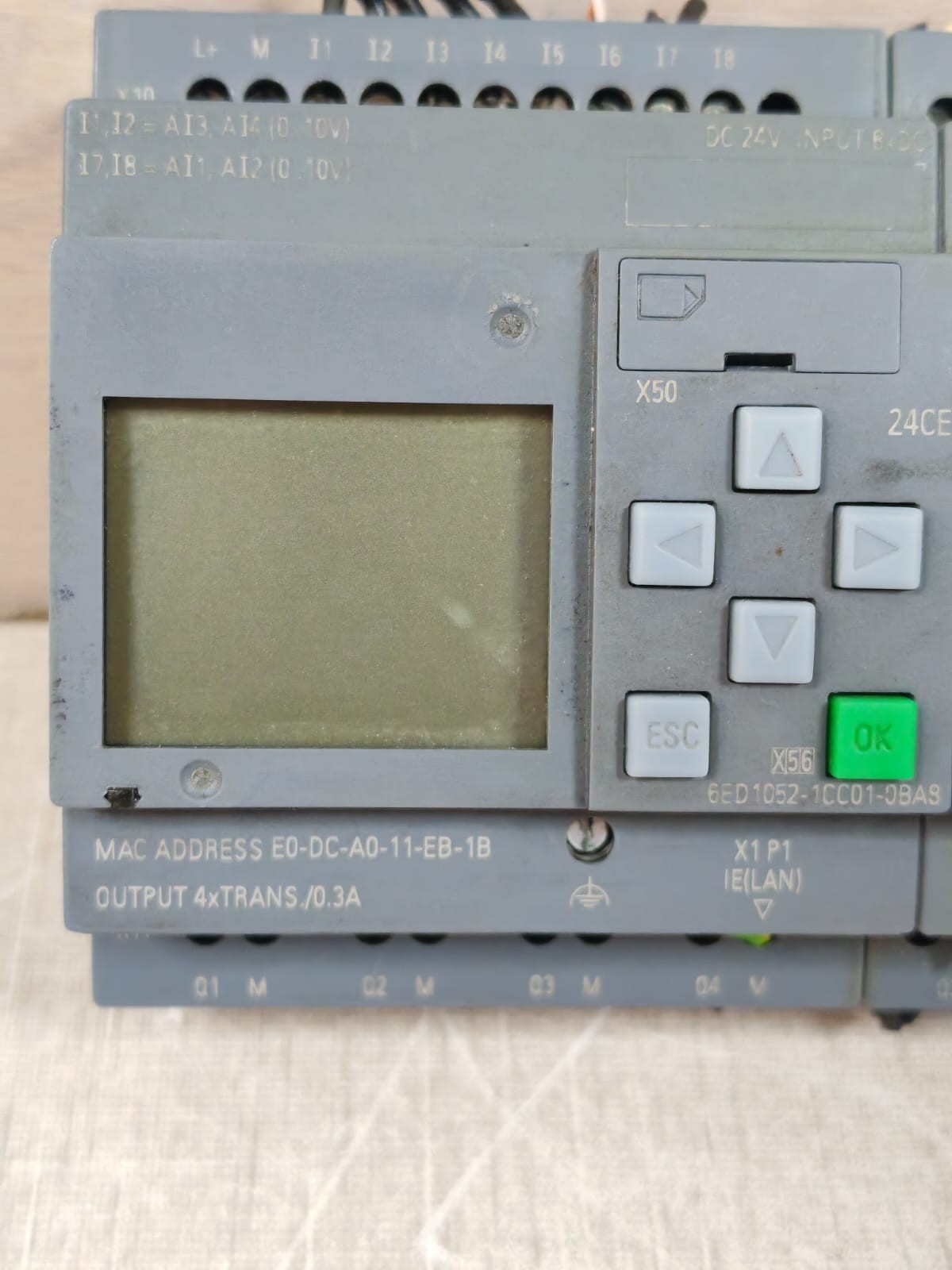 Siemens SED1055-1MB00-0BA2 SIEMENS 6ED1052-1CC01-0B08 / SED1055-1MB00-0BA2 EXPANSION MODULE 5