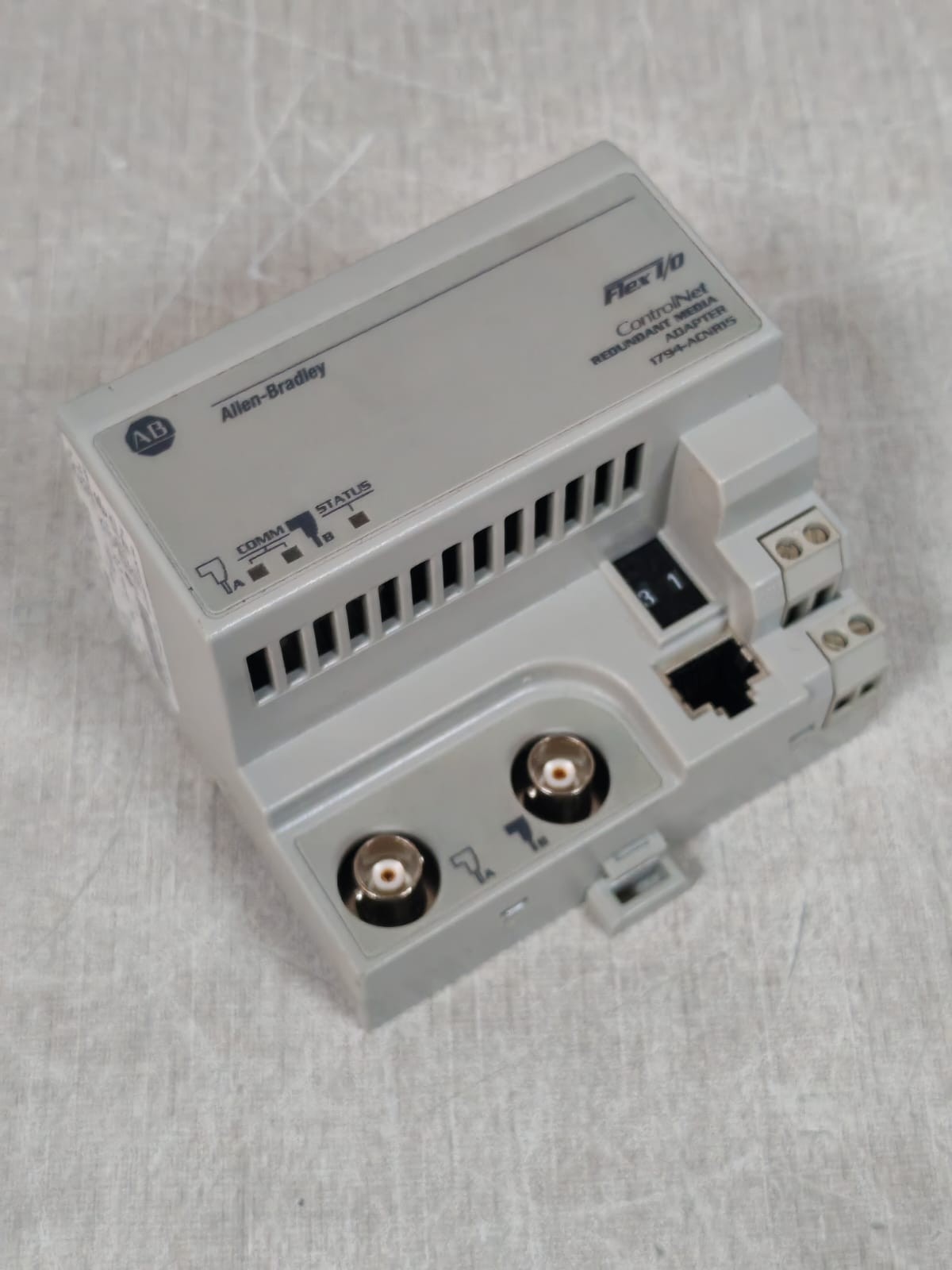 Allen-Bradley 96463071 SER.C F/W REV 4.3 ALLEN BRADLEY 1794-ACNR15 96463071 CONTROLNET REDUNDANT ADAPTER- W/O ORIG.BOX 5